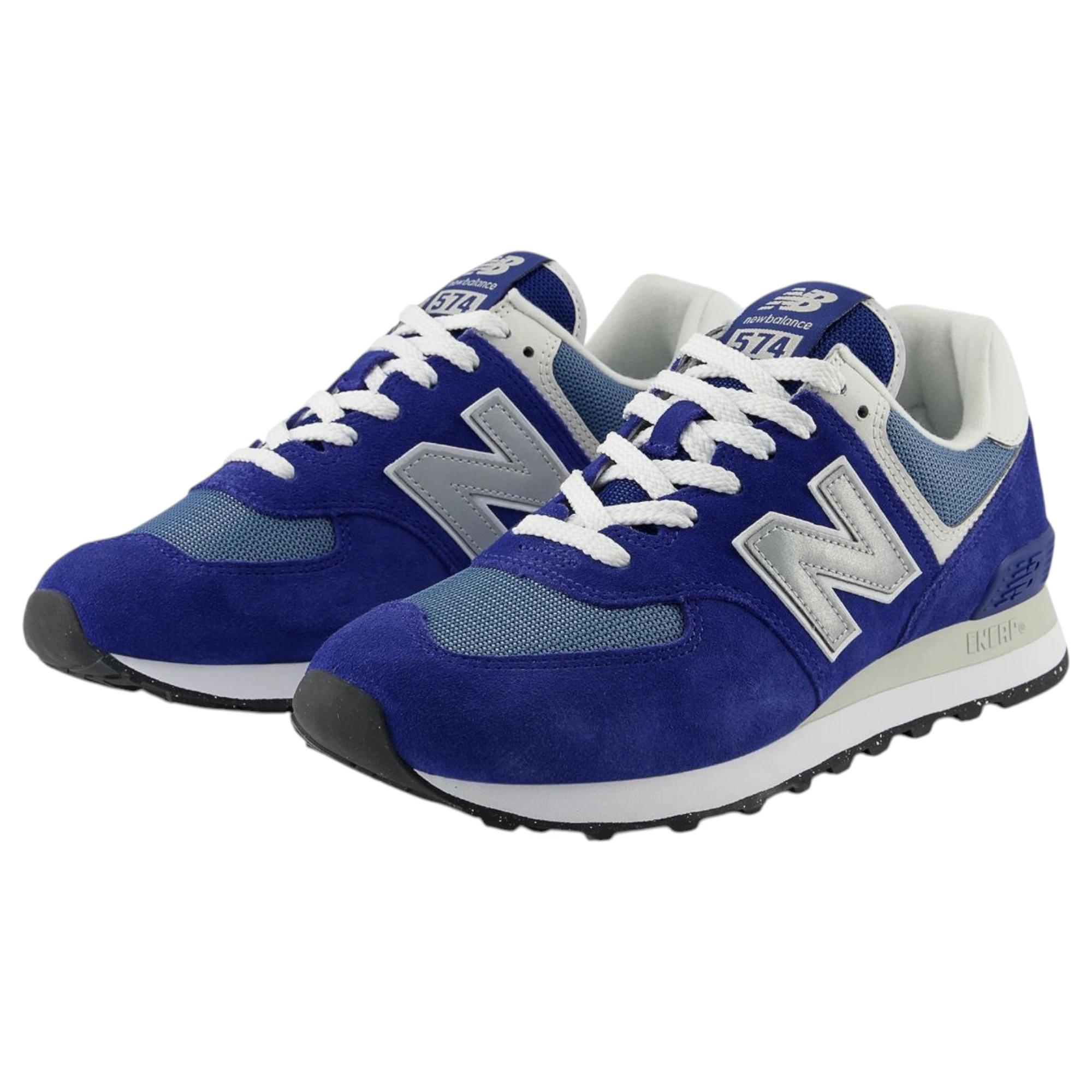 6 New Balance Mens 574 Navy/ White Athletic Shoes NAVY/WHITE, 6 of 7