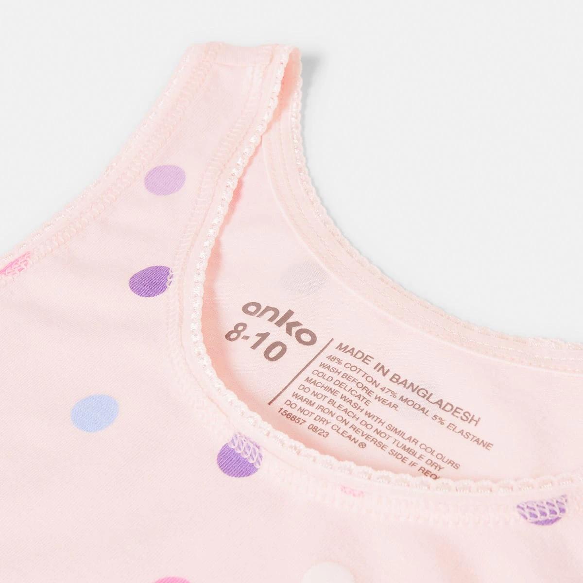 6 3 Pack Super Soft Singlets Butterfly, 6 of 9