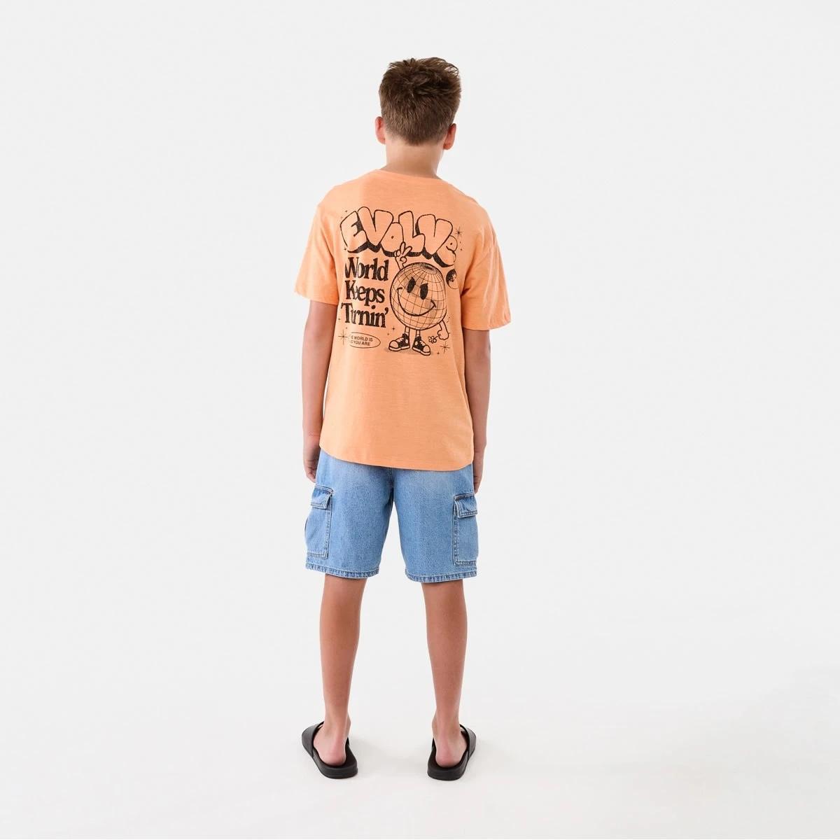 7 Short Sleeve Back Print T-shirt Org Evolve, 7 of 9