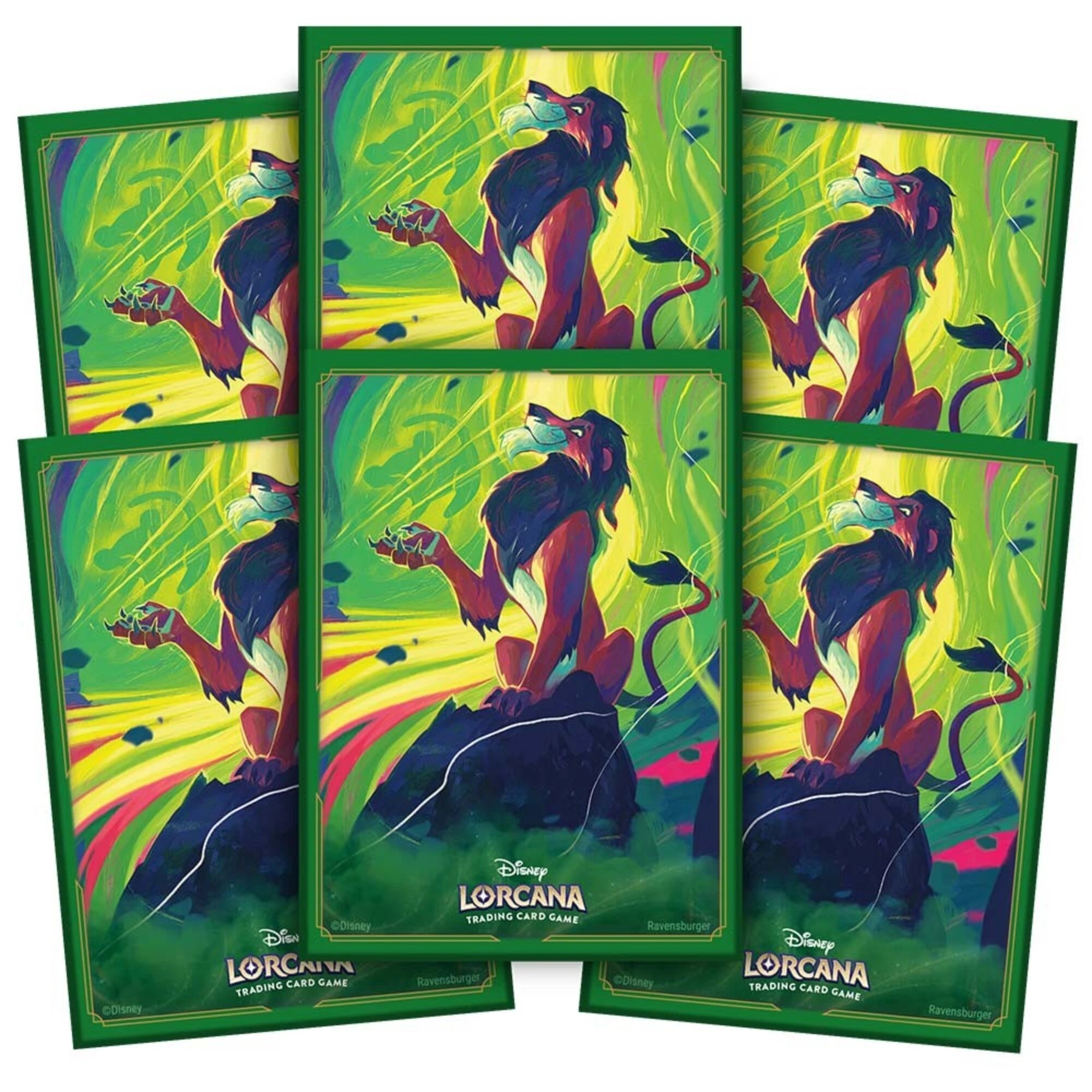 1 Disney Lorcana - TCG - Scar the Vengeful Lion Card Sleeves, 1 of 2