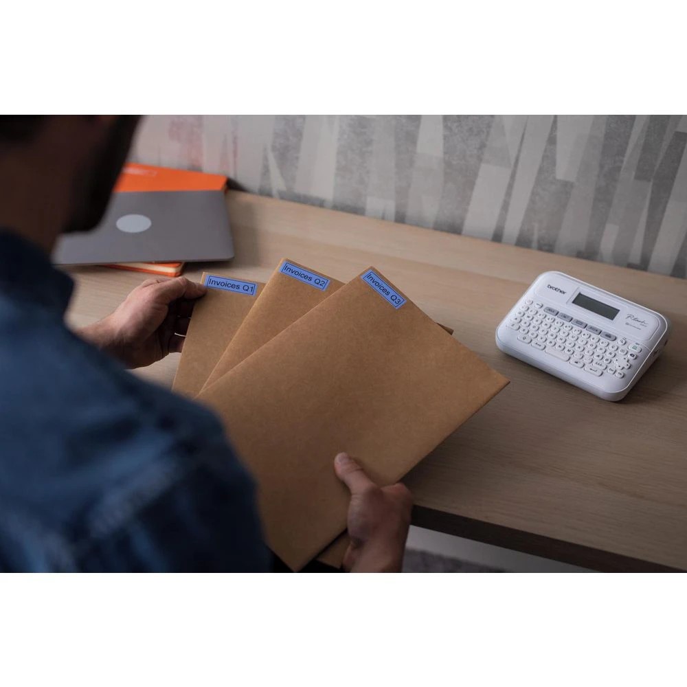 5 Brother PTD410 Desktop Label Printer White, 5 of 10