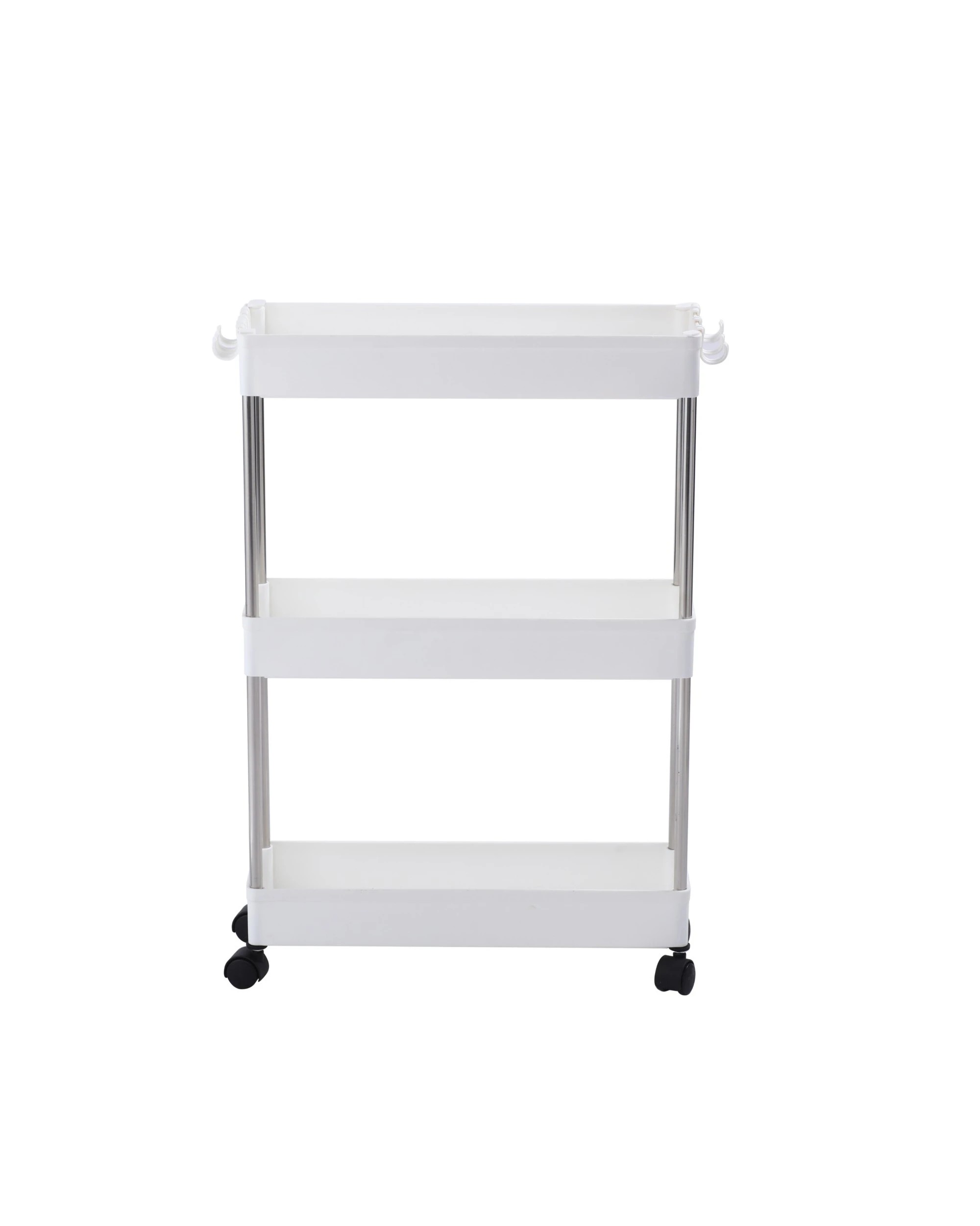 4 Sherwood Home 3 Tier Storage Organiser 40x12.5x60cm - White, 4 of 7