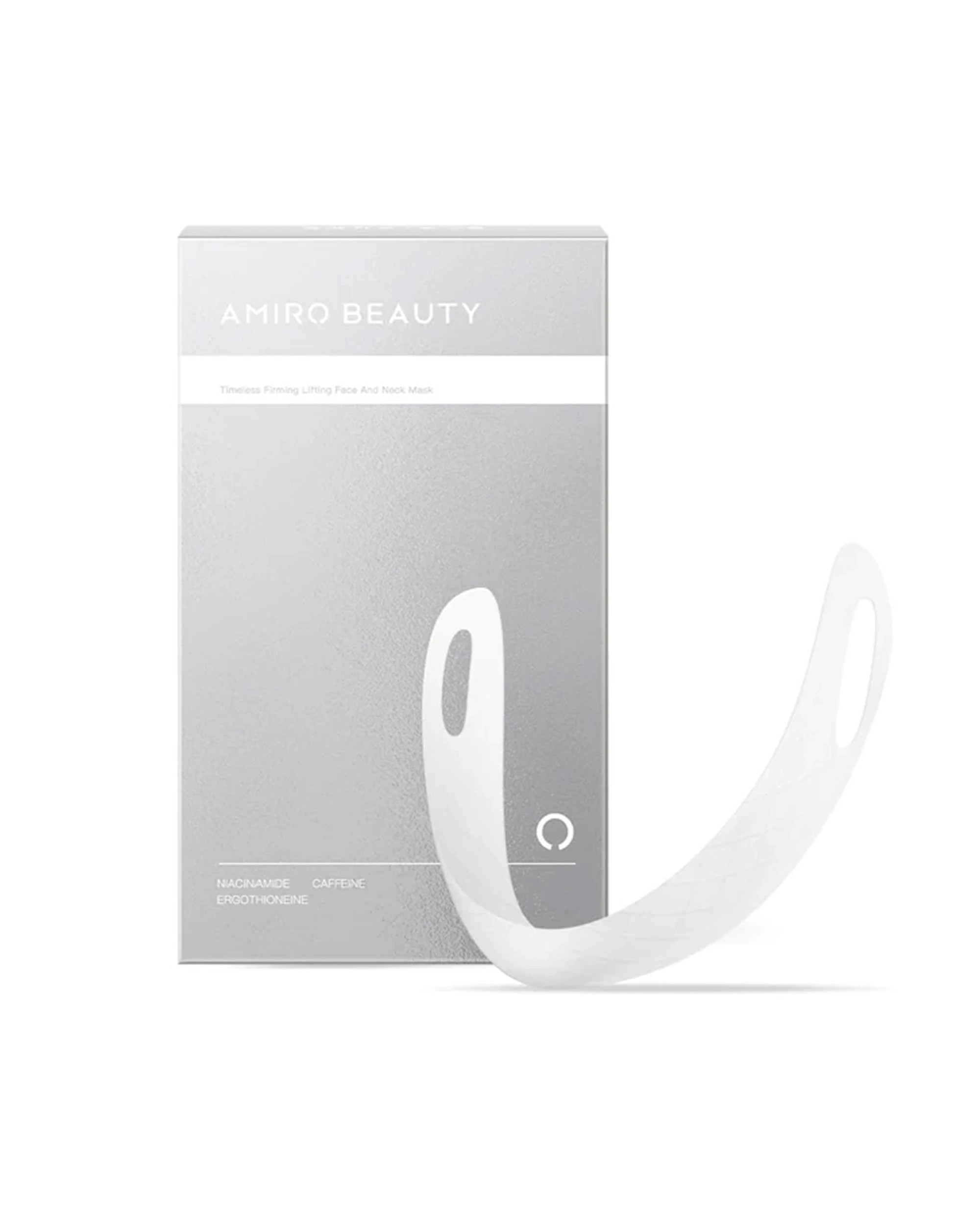1 AMIRO V-Face Mask For R3 Turbo - White, 1 of 4