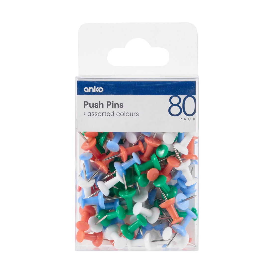 1 80 Pack Push Pins, 1 of 4