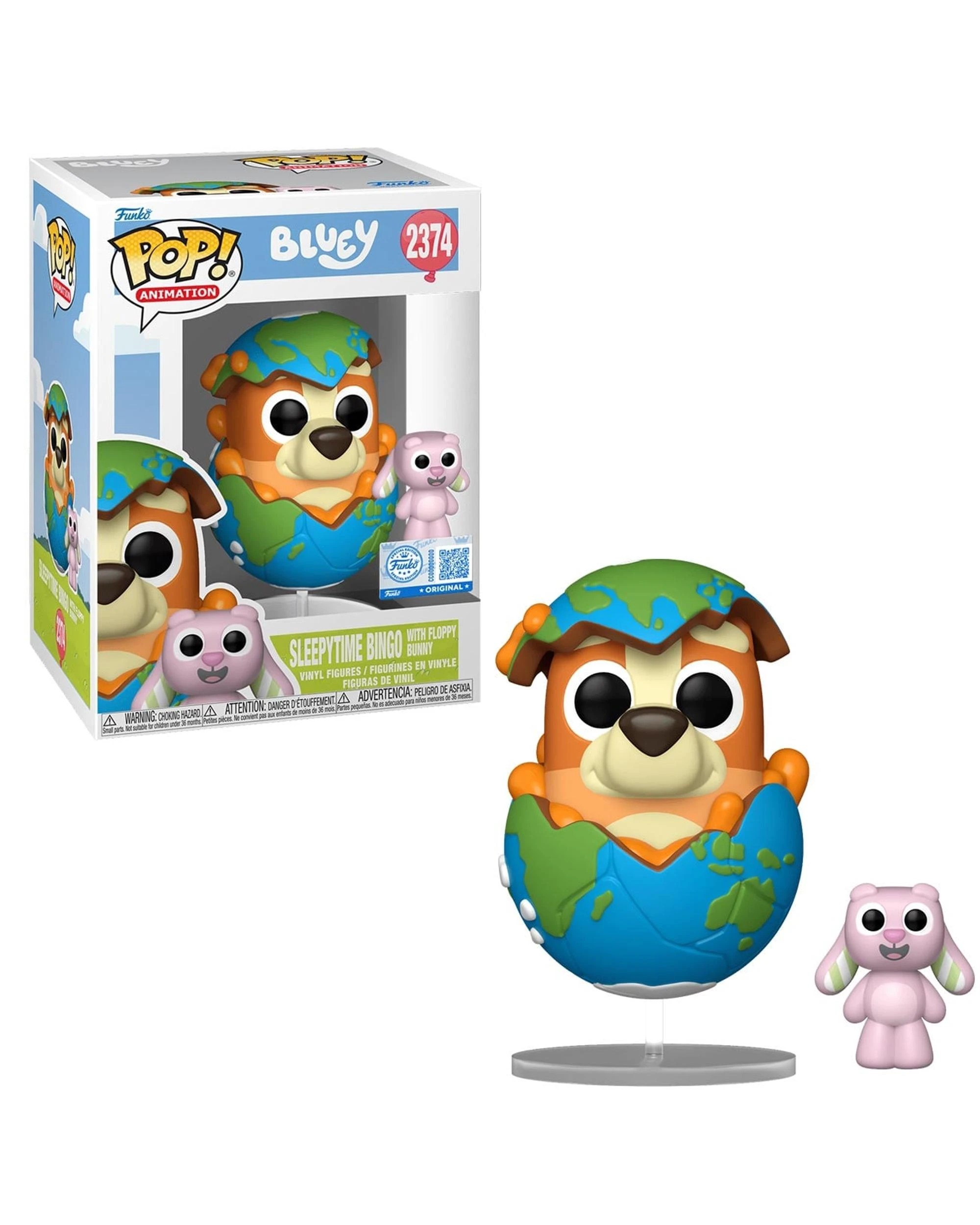 1 Bluey: Sleepytime Bingo with Floppy Bunny Funko POP! Vinyl, 1 of 3