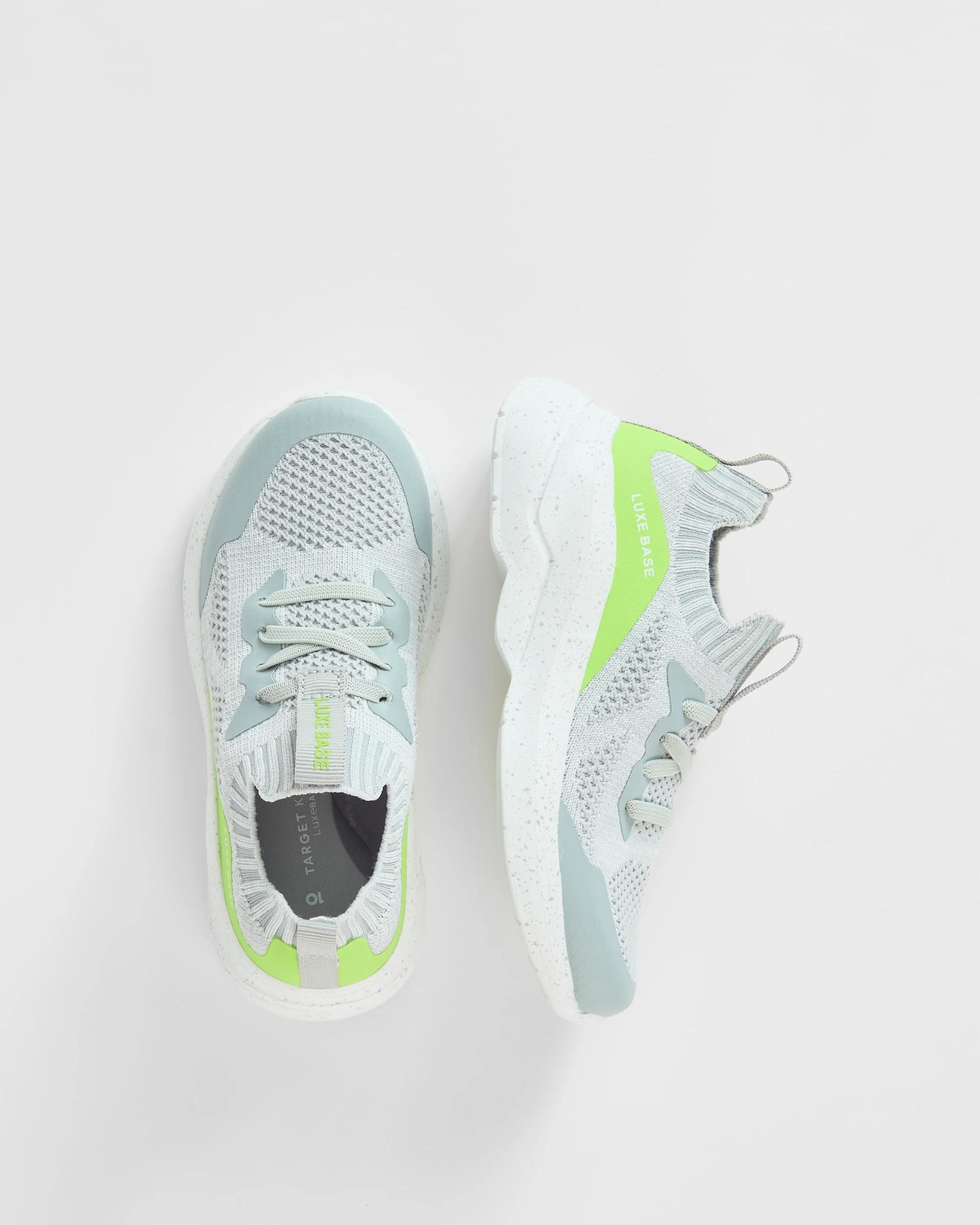 3 Target Kids Textured Knit Sneakers GREY, 3 of 3