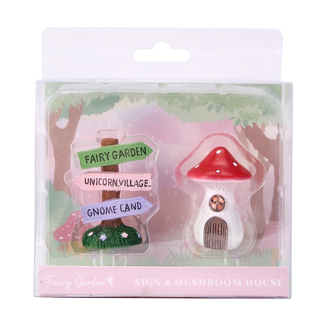 8 Fairy Garden: Sign and Mushroom House, 8 of 8