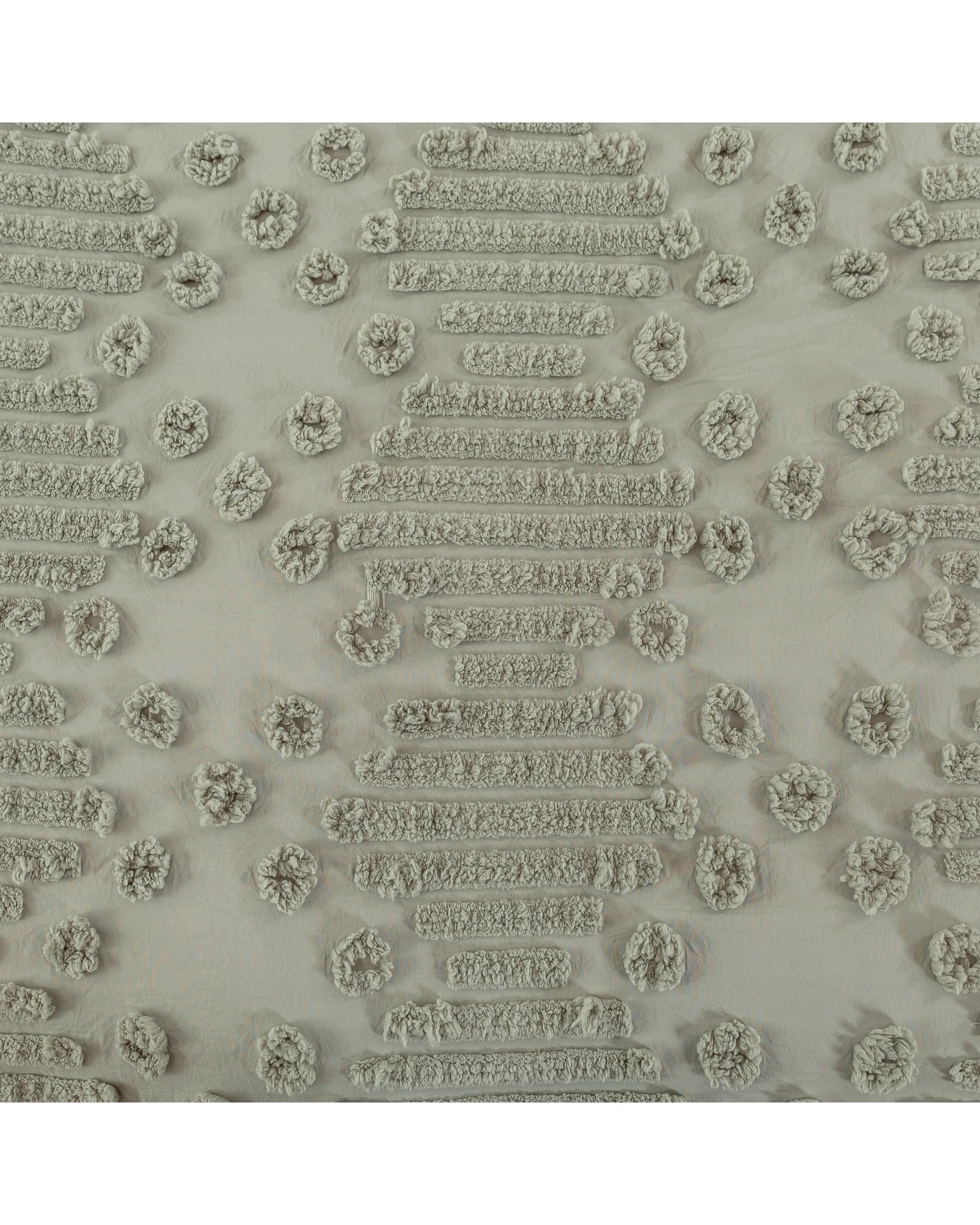 5 Dreamaker Fletcher Ultrafine Tufted Chenille Quilt Cover Set - Single Bed - Sage, 5 of 9