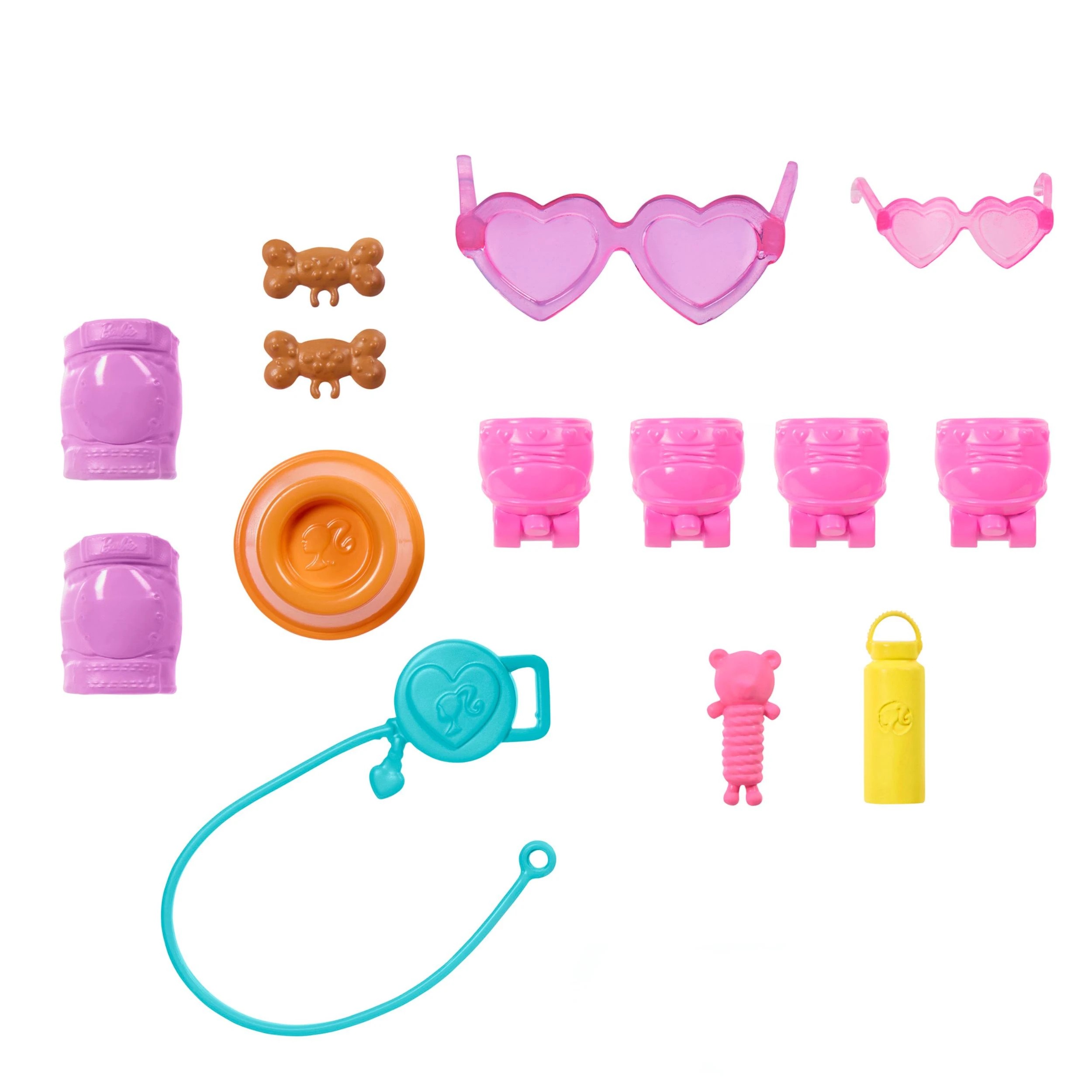 5 Barbie Pets Skate and Run Pup Blonde Doll with Puppy , Skates , and Accessories - Pink, 5 of 6