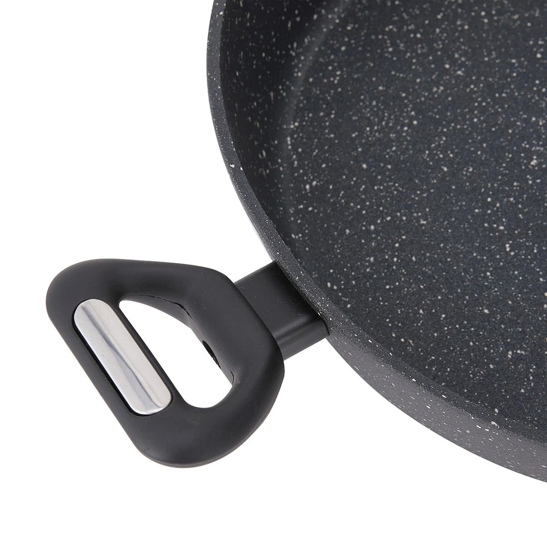 4 30cm Stone Blast Saute Pan - Black, 4 of 7