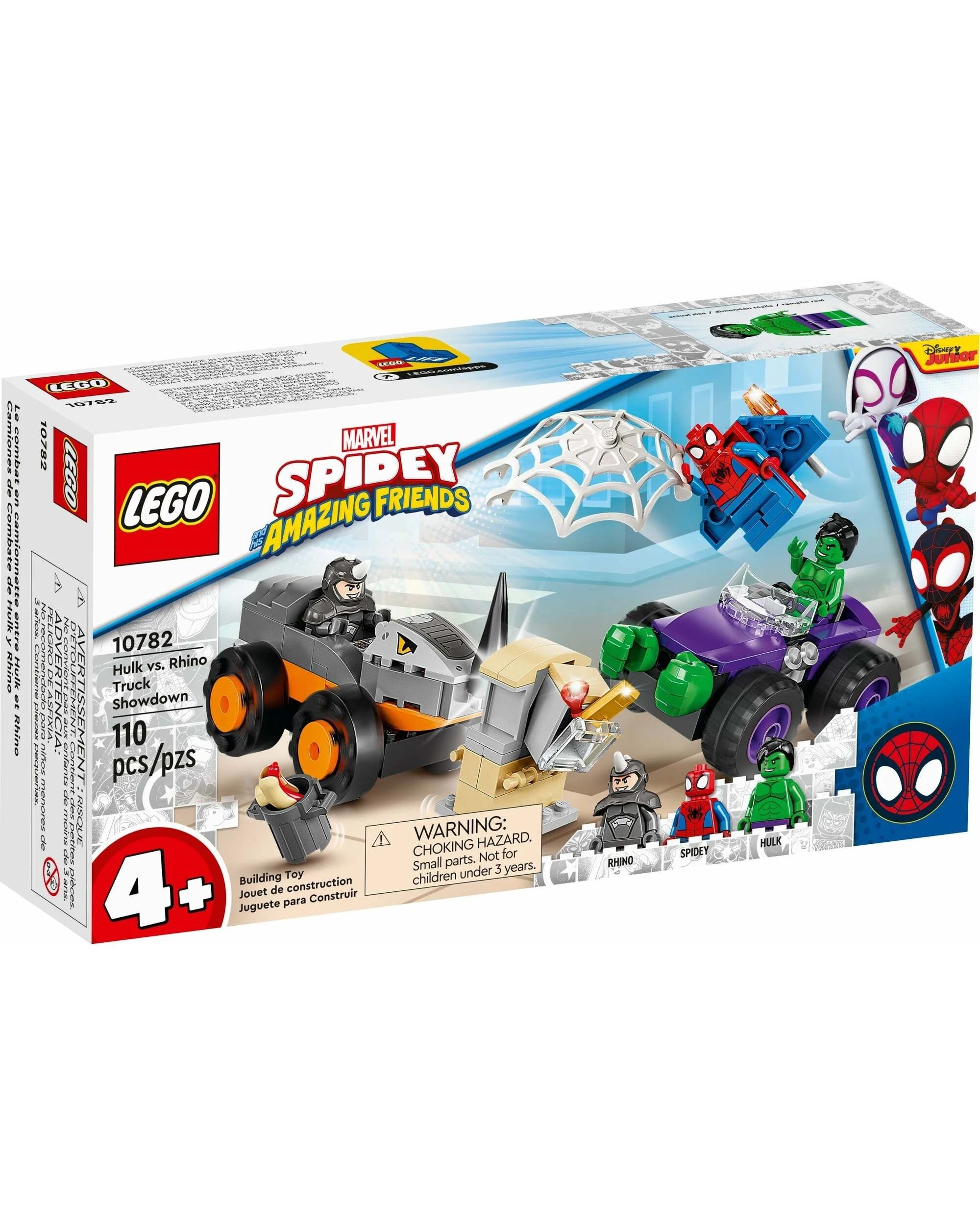1 LEGO 10782 Hulk vs. Rhino Truck Showdown: Spidey & Friends, 1 of 5