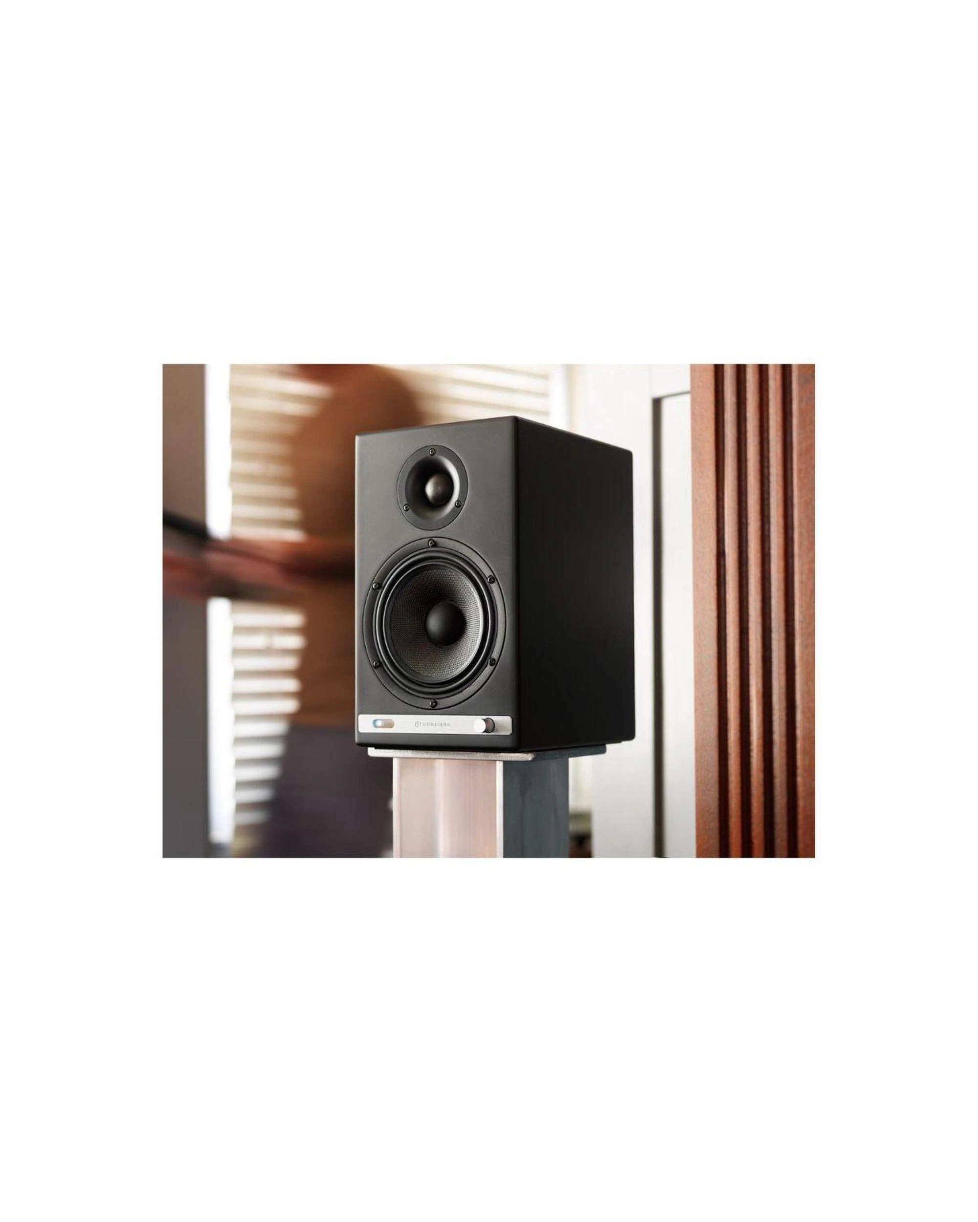 4 Audioengine HD6 Wireless Bookshelf Speakers Satin Black, 4 of 4