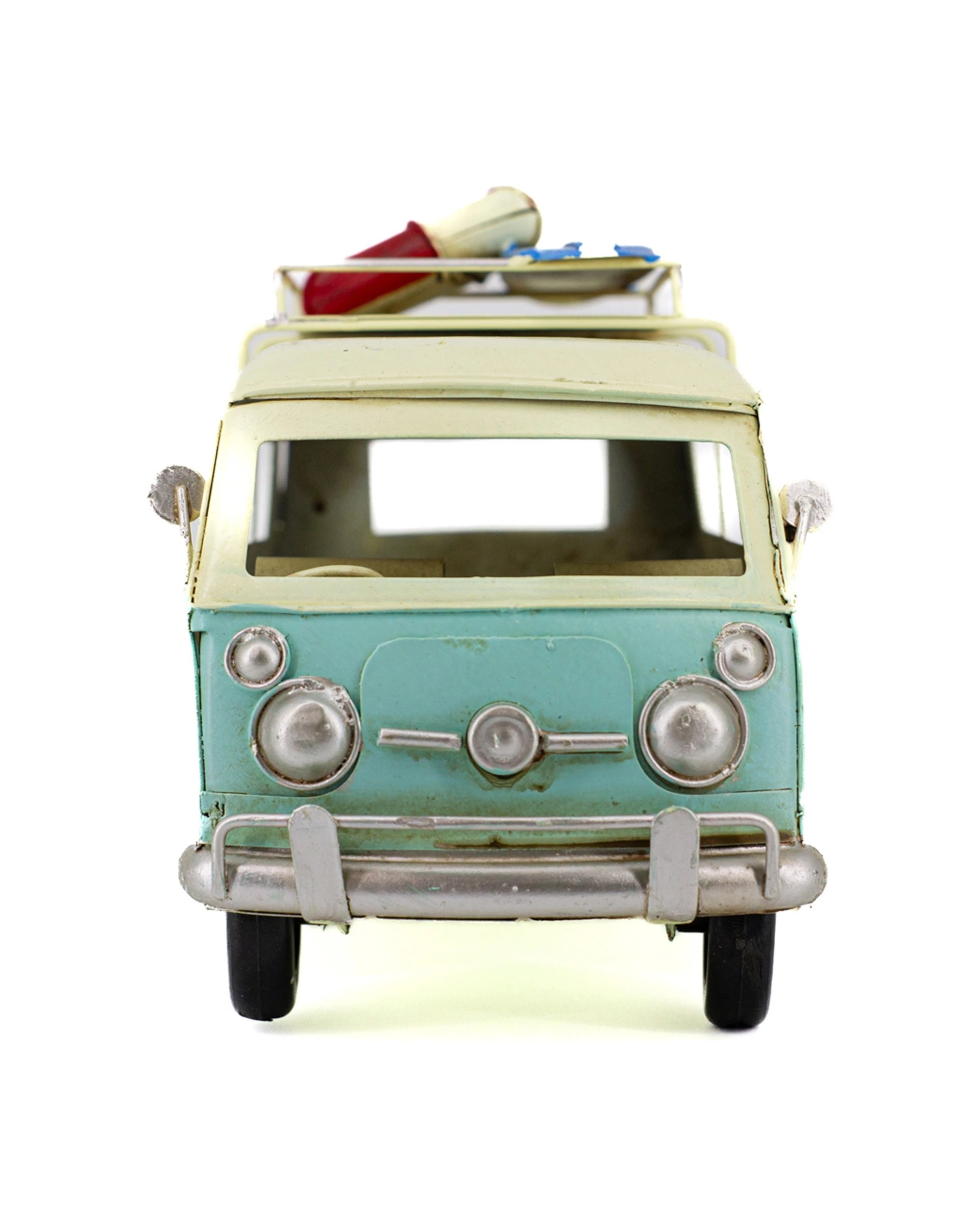 2 Boyle Metal Display Flower Van Top Ornament Home Decor 25cm - Multi, 2 of 6