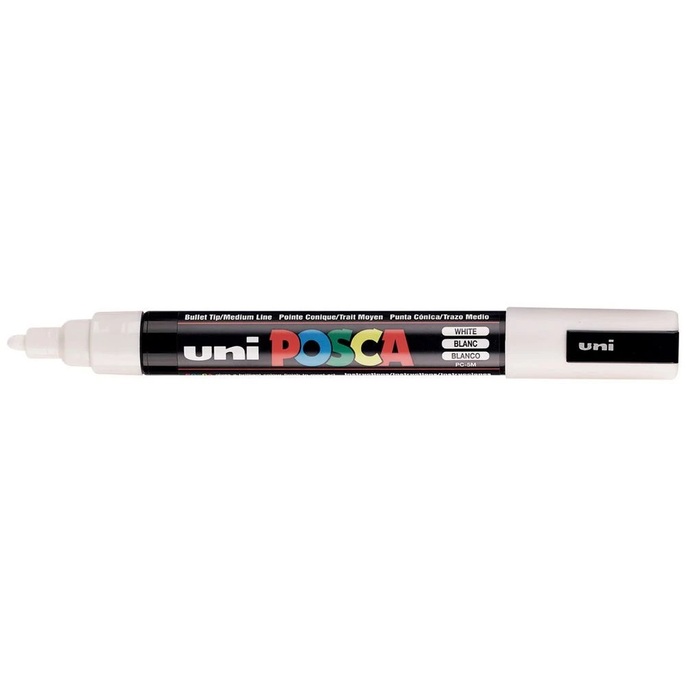 1 POSCA PC 5M Paint Marker White, 1 of 10