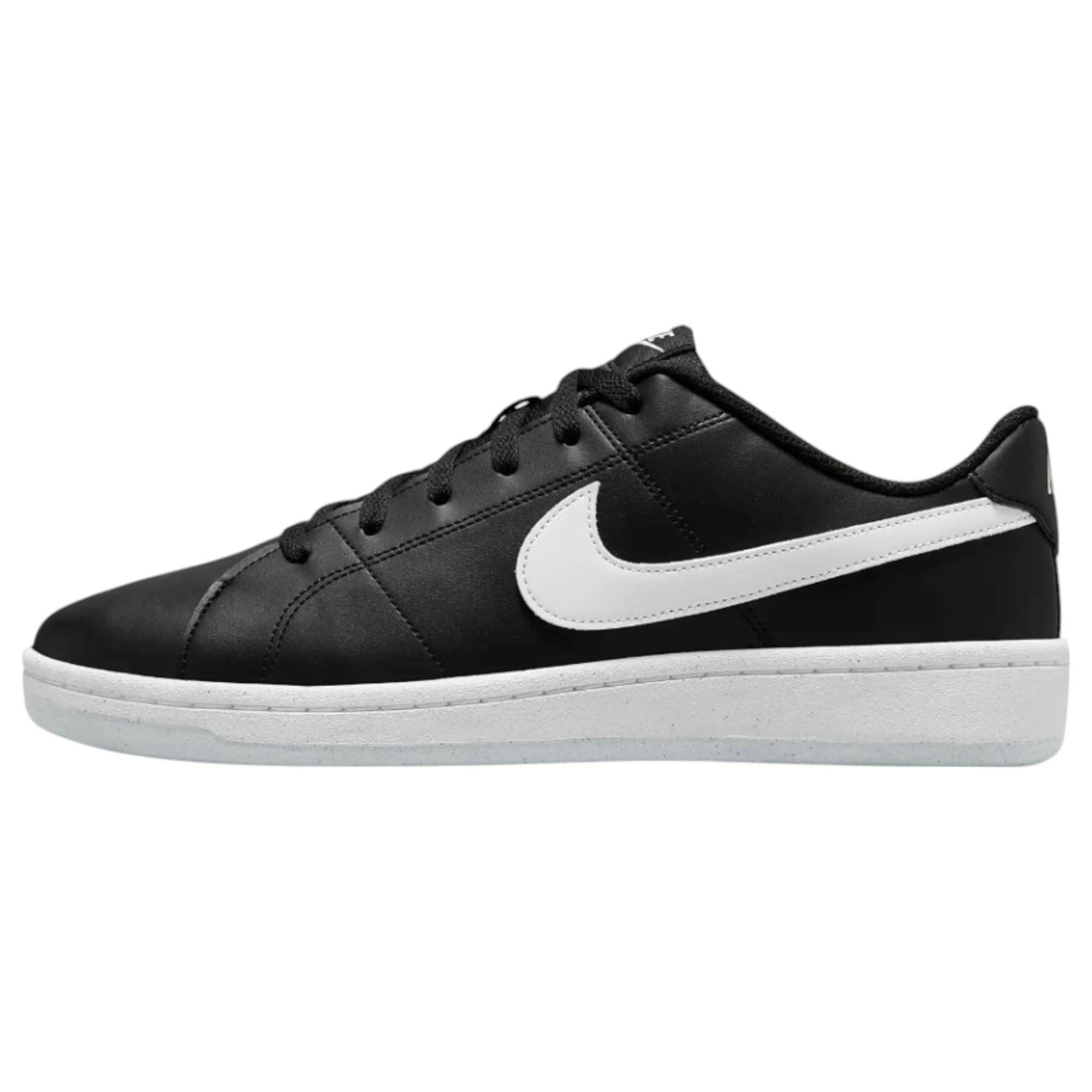 2 Nike Mens Court Royale 2 Next Nature Athletic Shoes BLACK/WHITE, 2 of 7