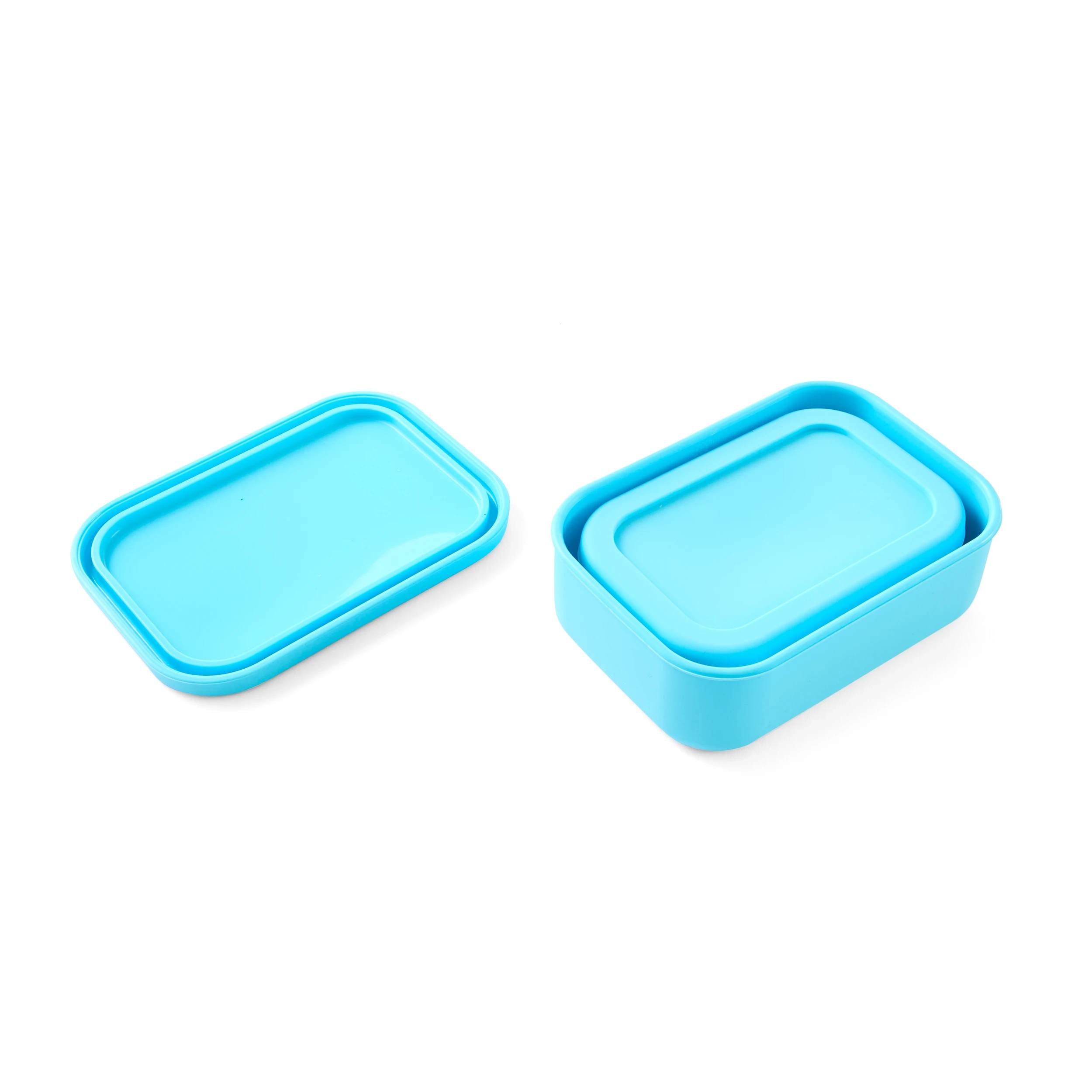 9 2 Pack Blue Silicone Snack Box, 9 of 10