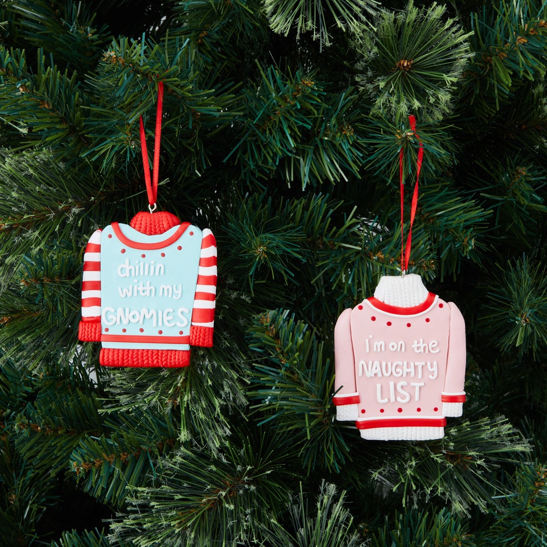 4 Hand Crafted Jumper Decoration - Assorted, 4 of 5