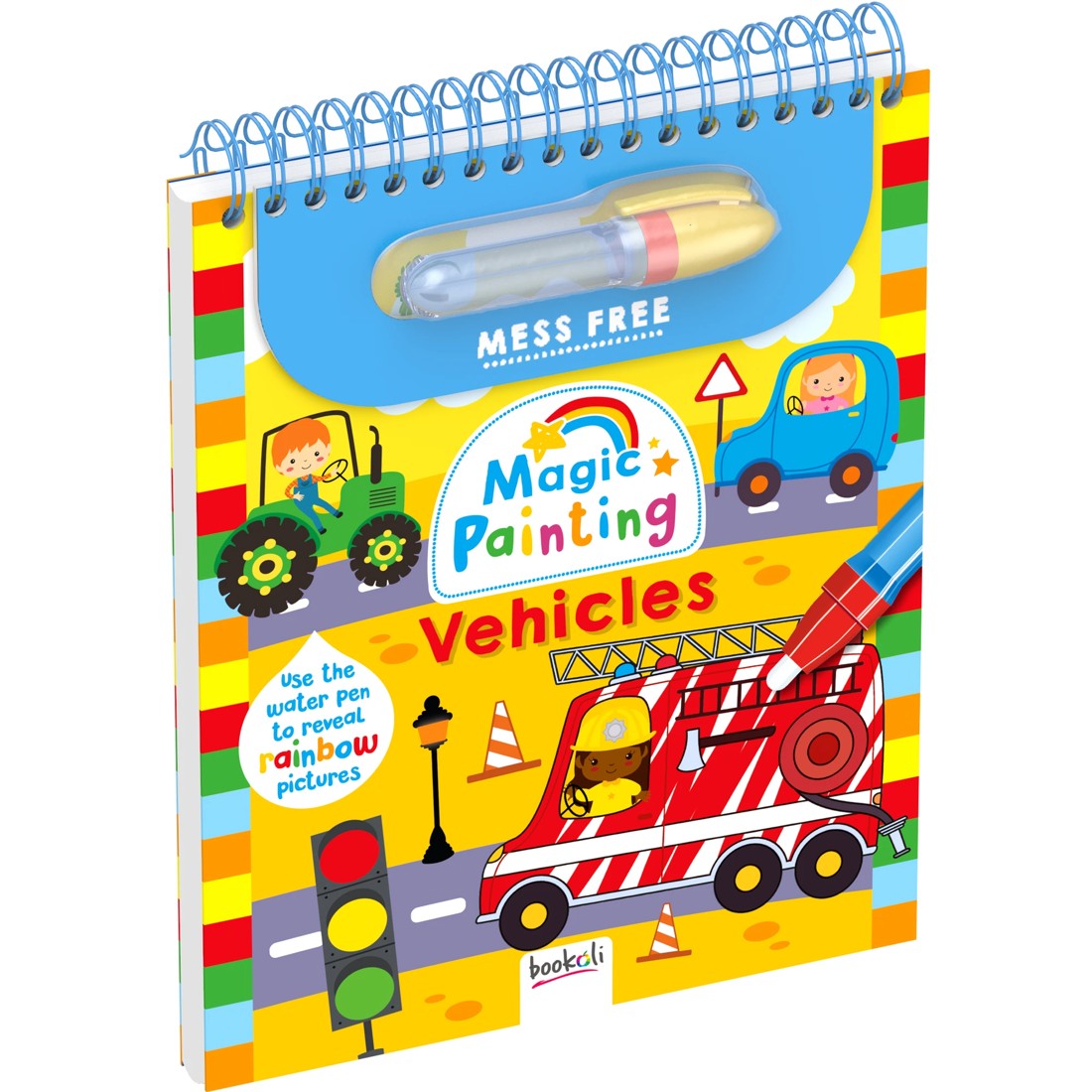 3 Mess Free Magic Painting: Vehicles - Book, 3 of 4