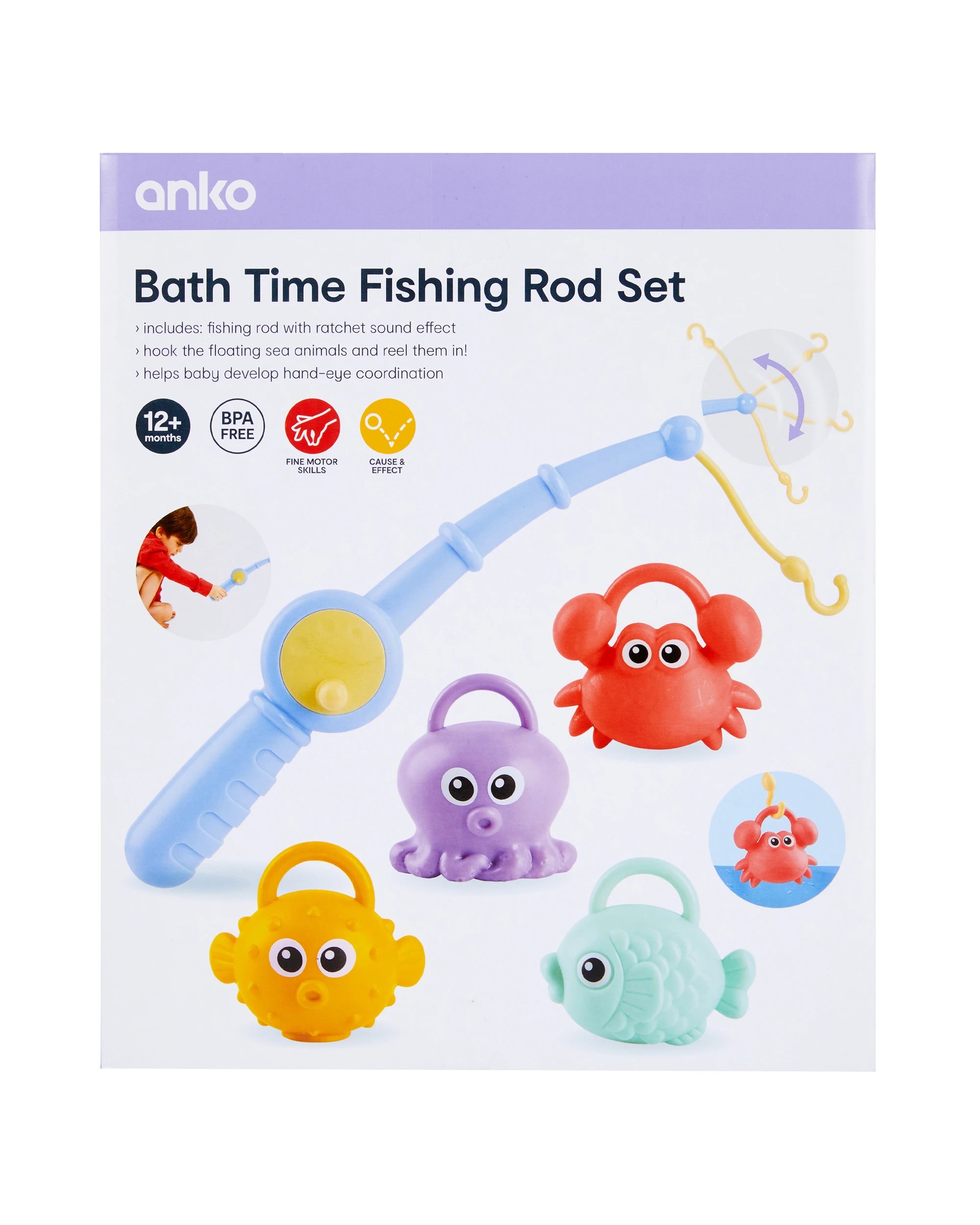 6 Bath Time Fishing Rod Set, 6 of 6