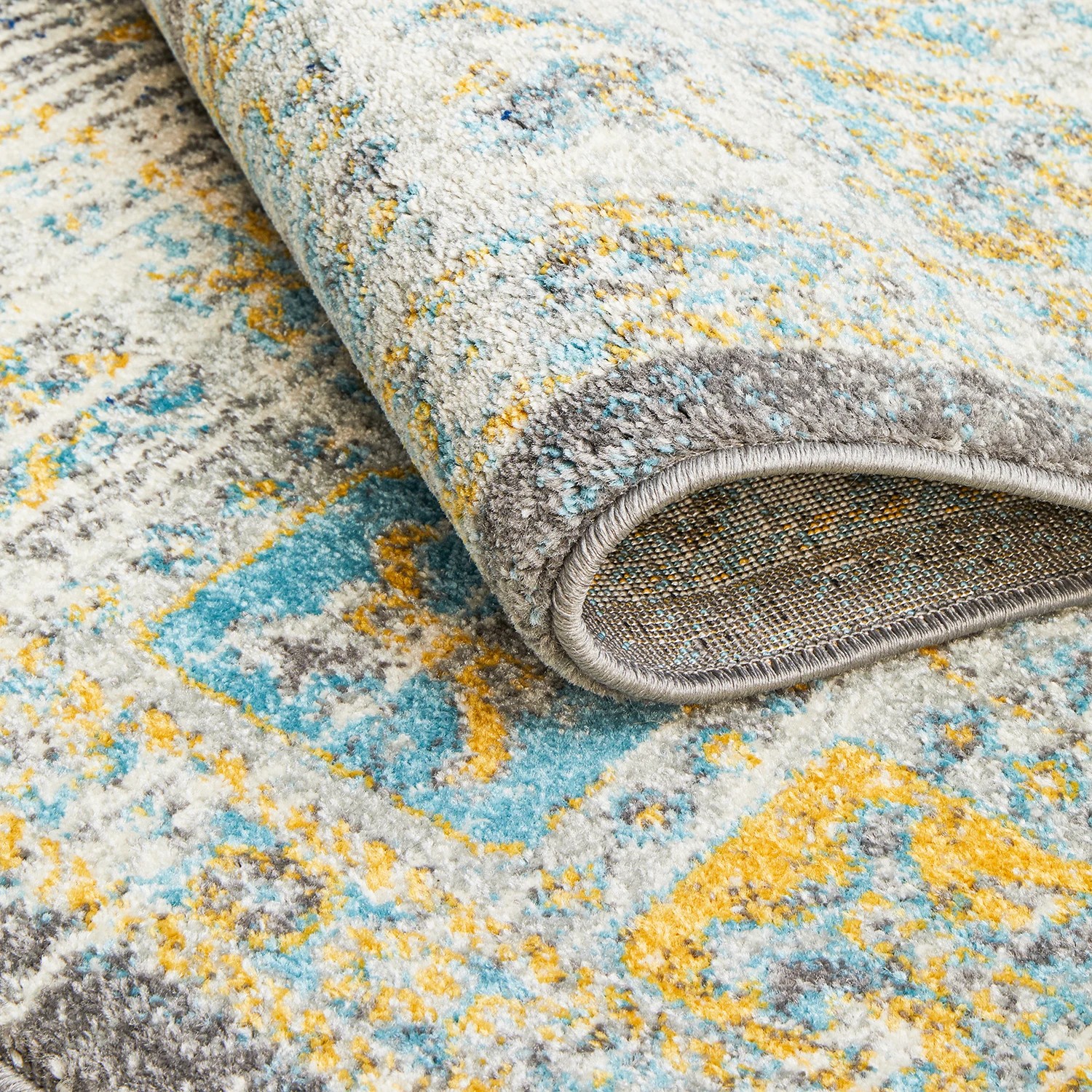 9 Common Ground Rugs Era 944 400x300cm - Extra Extra Large Pet Friendly Floor Rug - Silver - Grey, 9 of 9