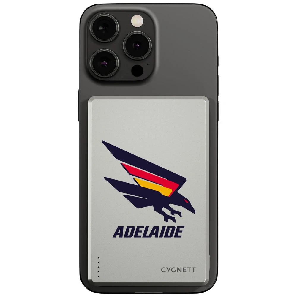 1 Cygnett 5000mAh Magslim Powerbank Adelaide Crows, 1 of 6