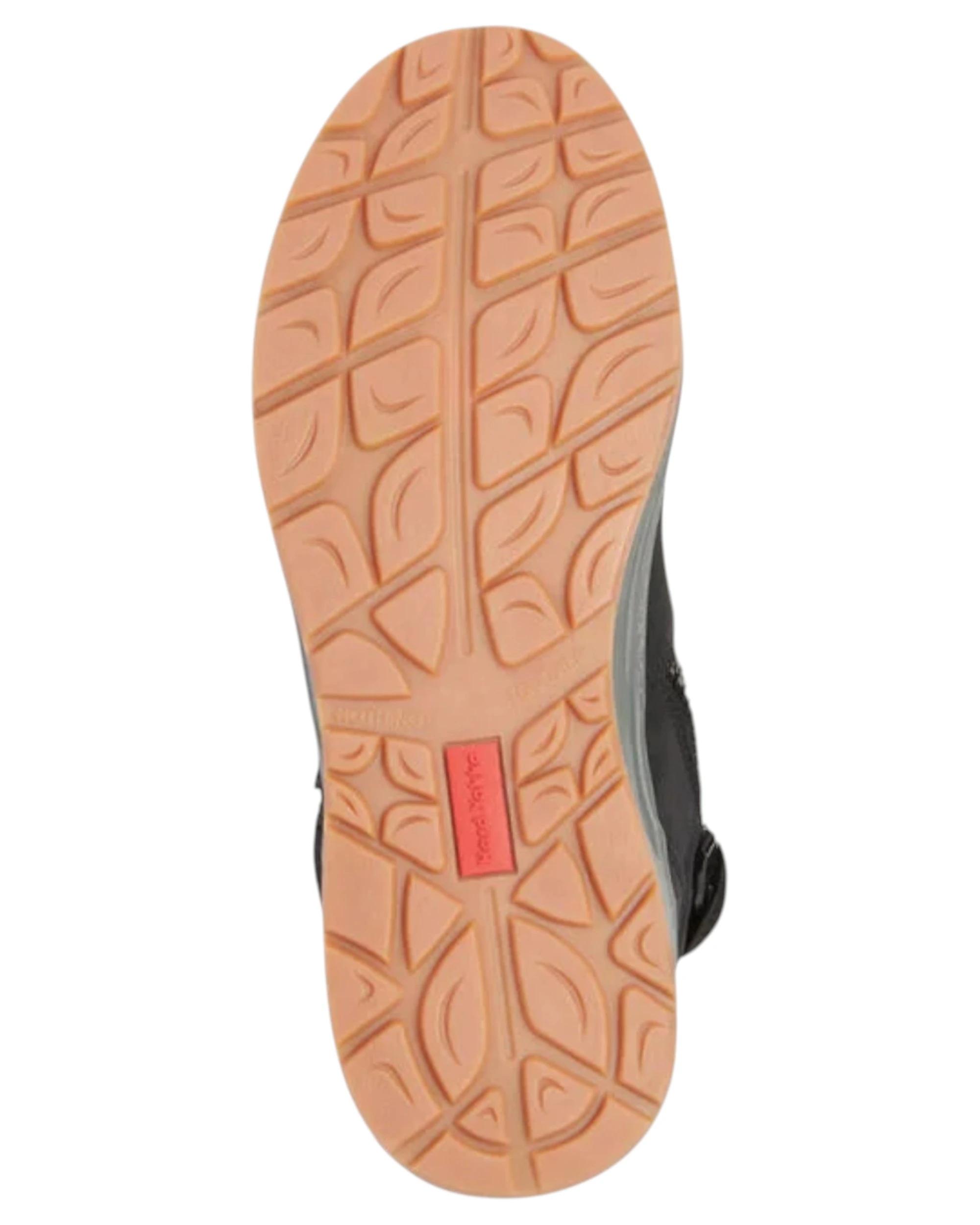 6 Hard Yakka Mens 3056 Lace Boots Zip Steel Top Cap Industrial Black Boot BLACK, 6 of 7