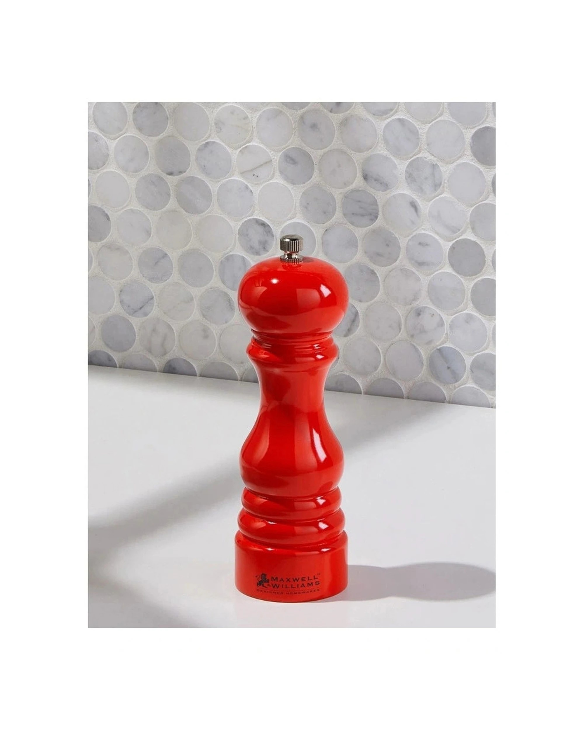 4 Maxwell & Williams Seasons Salt And Pepper Mill 15cm Gift Boxed For Dining
 - Red, 4 of 5