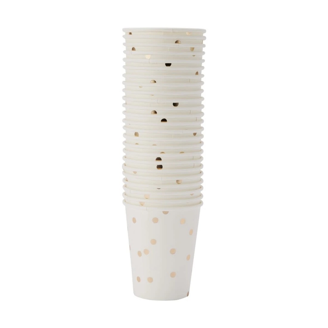 1 24 Pack Gold Foil Dot Paper Cups, 1 of 7