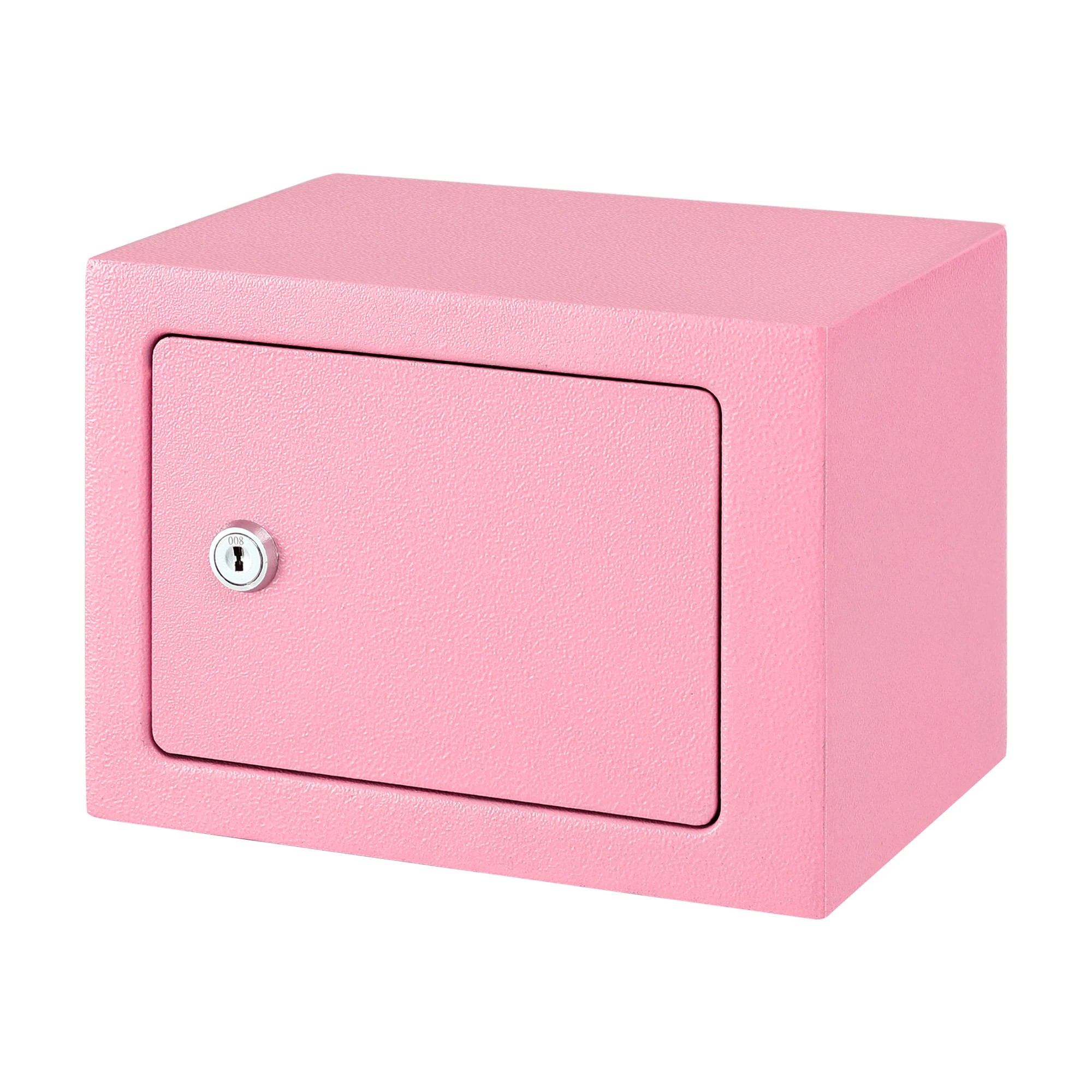 4 UL-Tech 6.5L Small Safe Box with Key Lock for Cash Mini Home Security Safe - Pink, 4 of 8