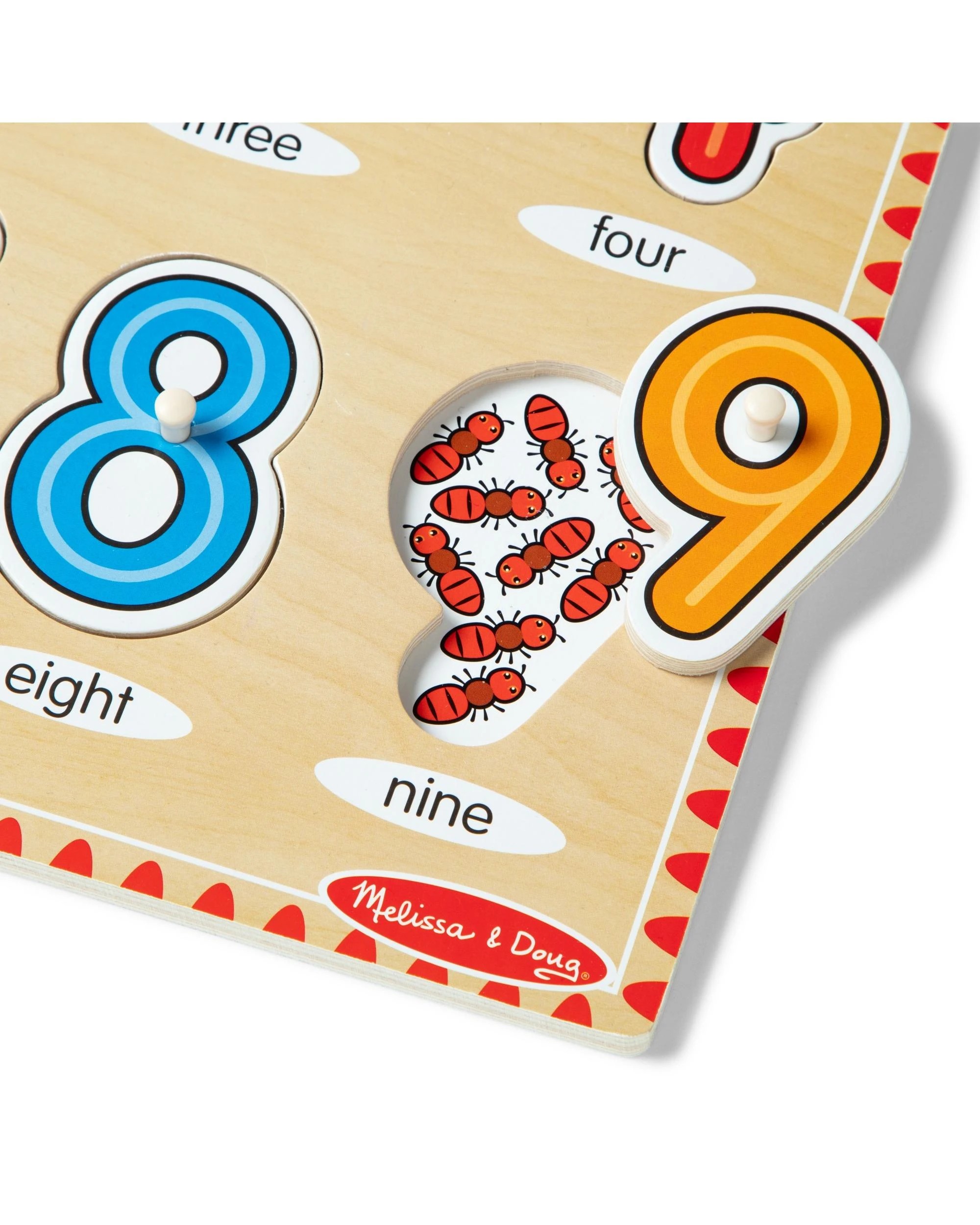 Melissa and Doug See Inside Numbers Peg Puzzle - Kmart
