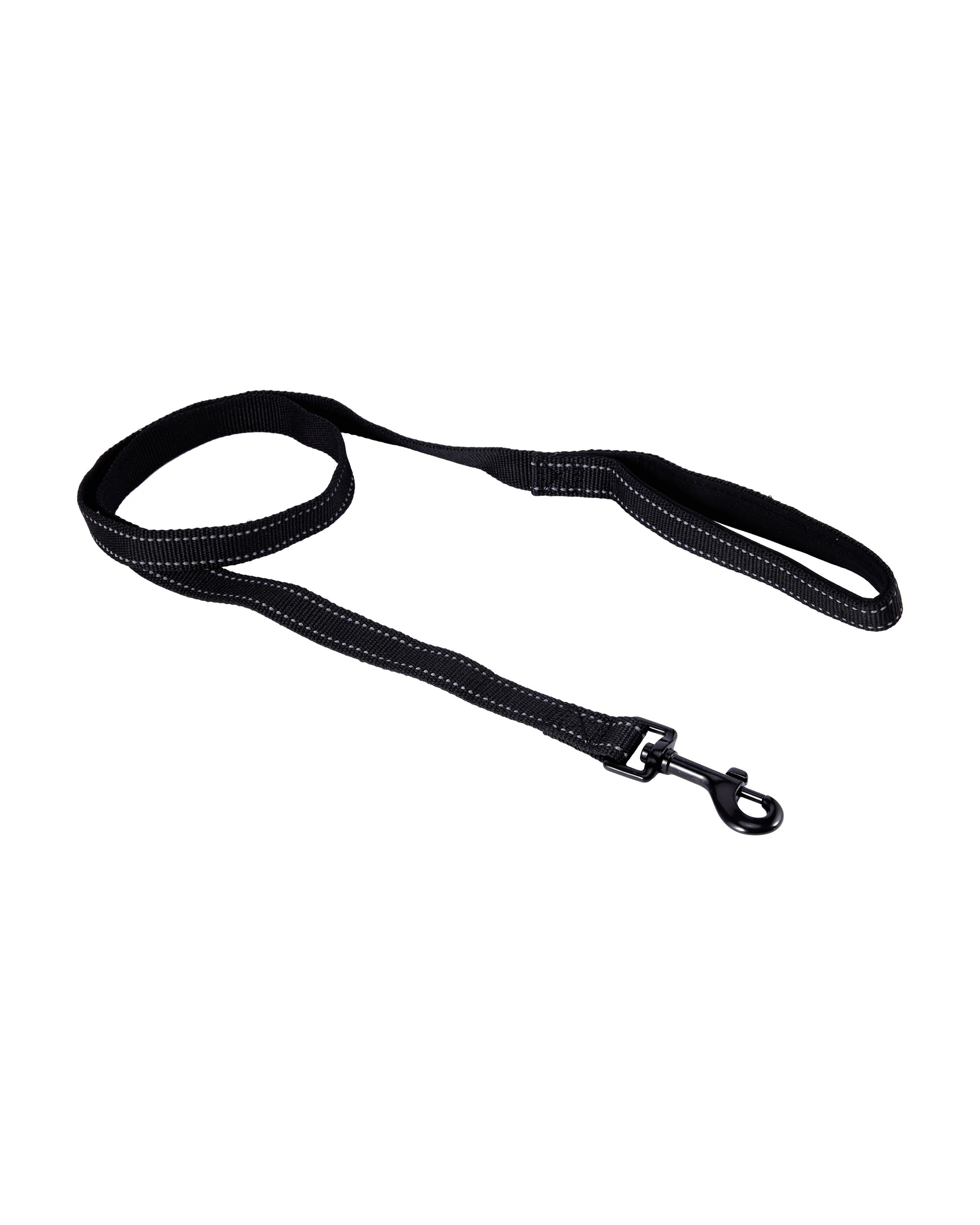 2 Black Reflective Collar and Lead Set - Large, 2 of 4