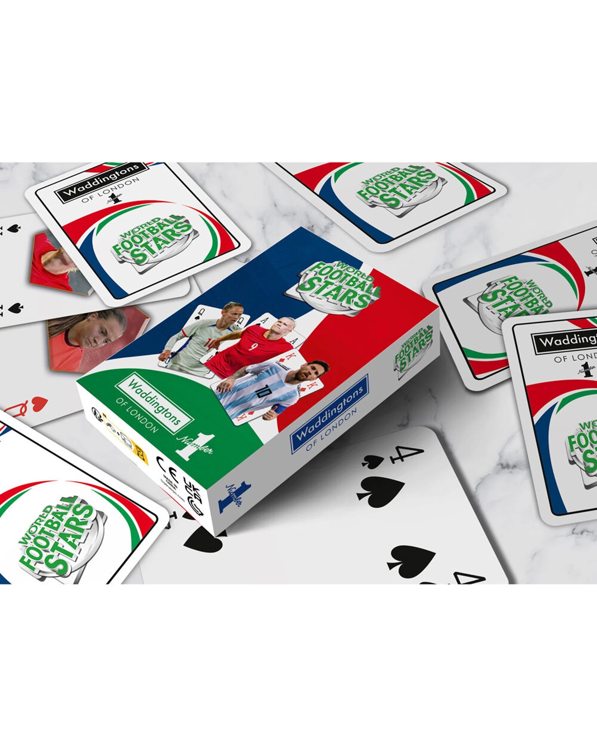 3 Waddingtons World Football Stars Playing Cards, 3 of 5