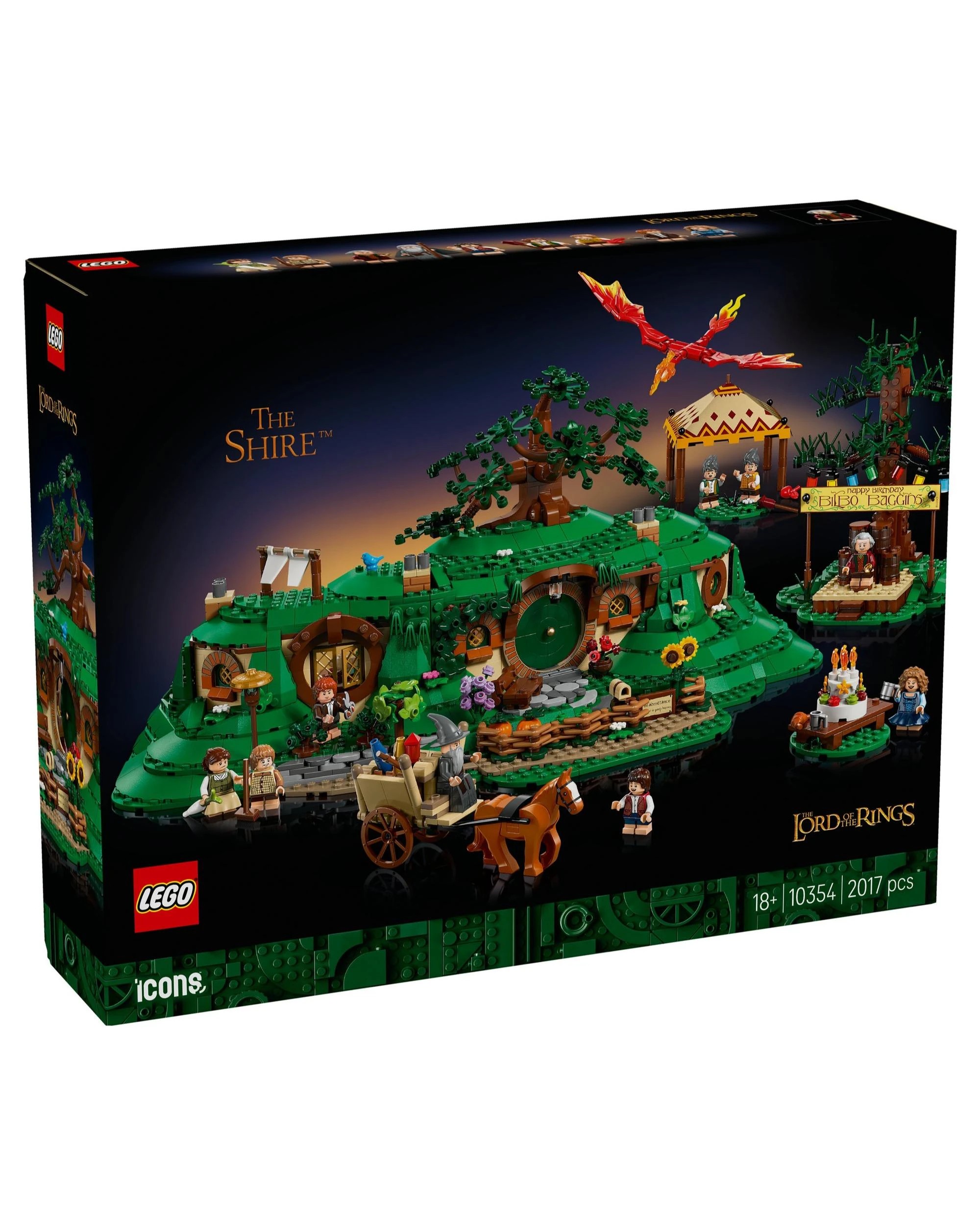 10 The LEGO Group LEGO Icons: The Lord of the Rings: The Shire - 10354, 10 of 10
