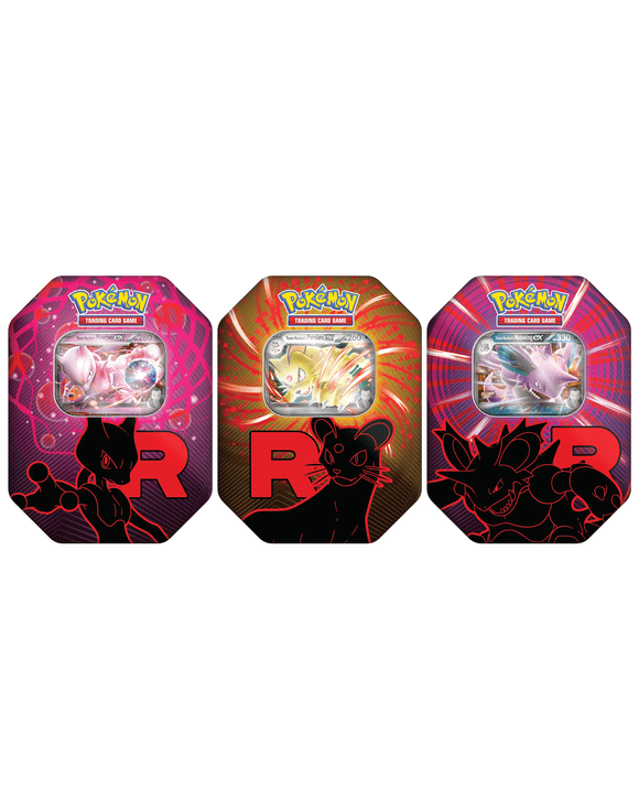 Pokemon Trading Card Game: Team Rocket Tin - Assorted
