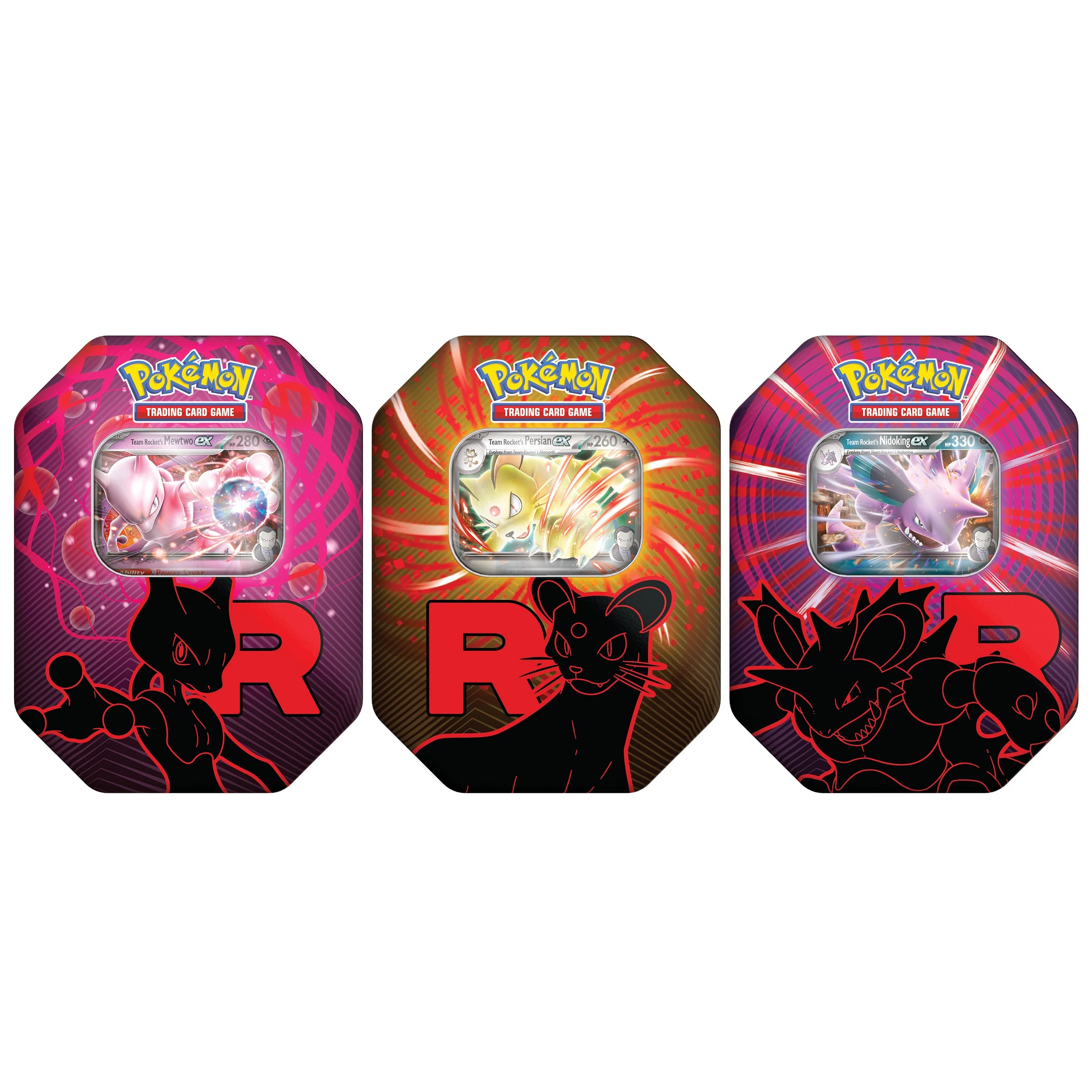 1 Pokemon Trading Card Game: Team Rocket Tin - Assorted, 1 of 8