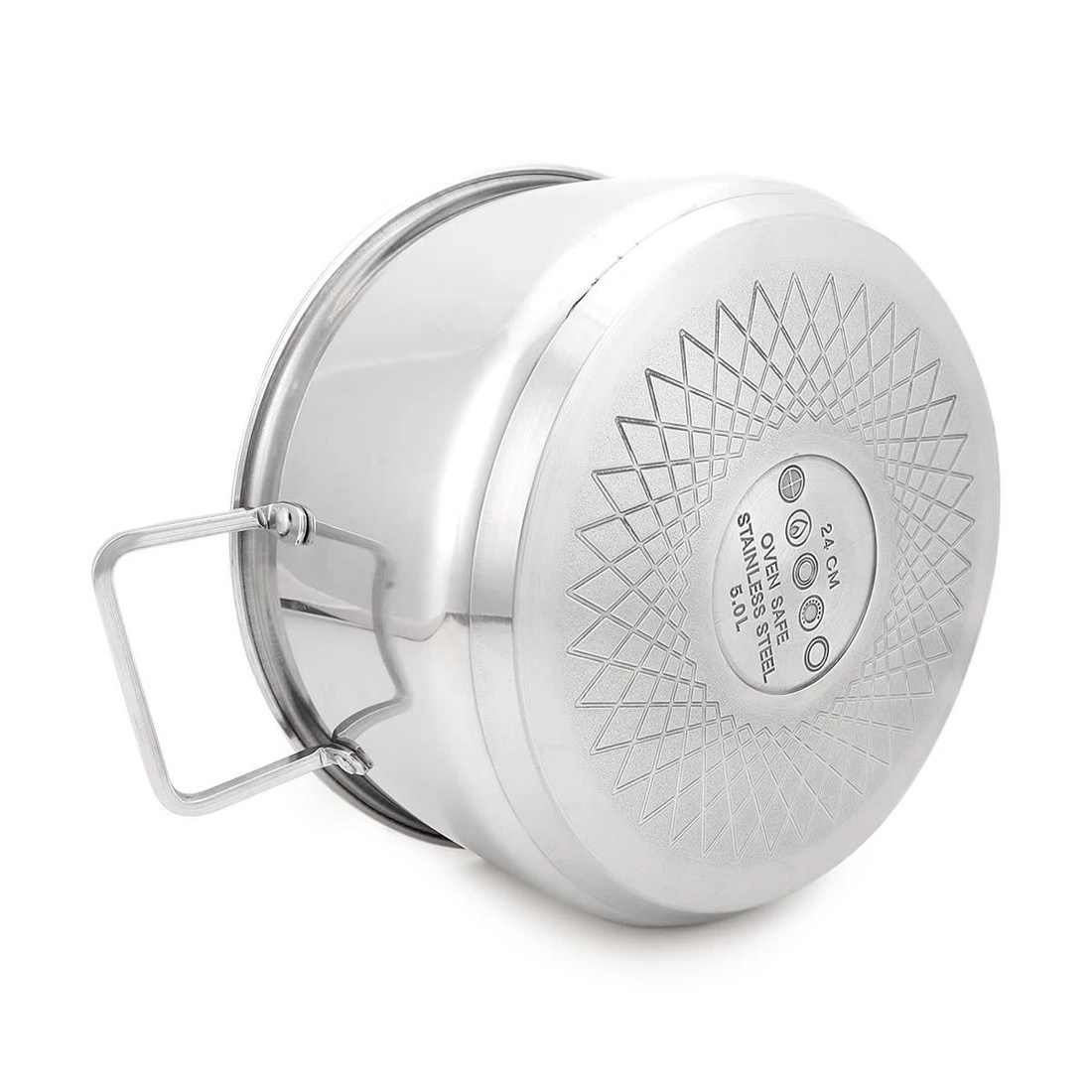 5 24cm Stainless Steel Casserole, 5 of 6