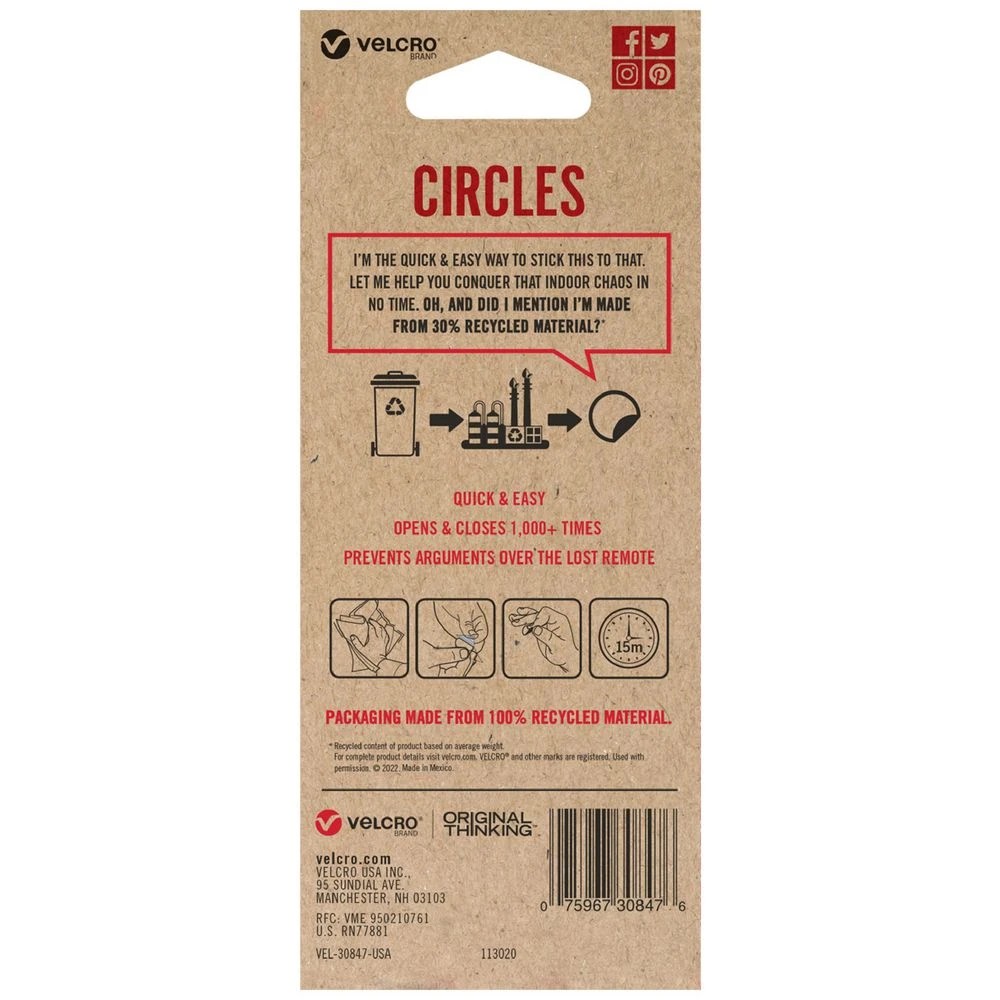 2 VELCRO Circles 19mm 150 Pack, 2 of 8