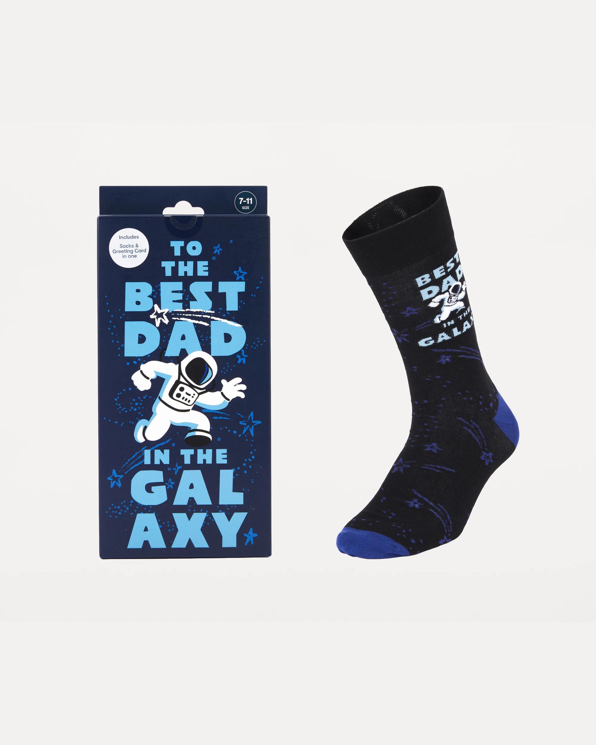 1 Socks and Greeting Card Galaxy Dad, 1 of 5