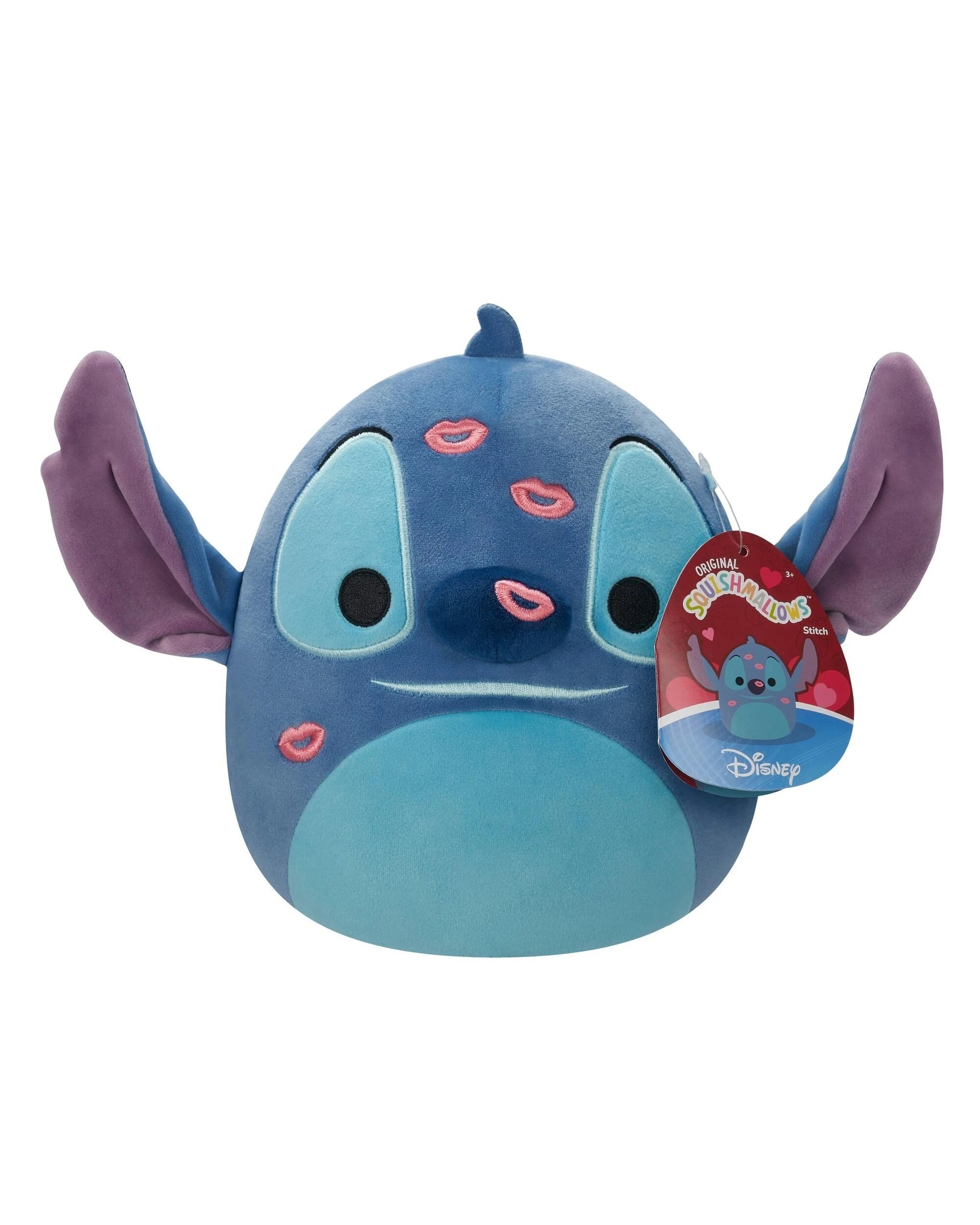 1 Squishmallows Valentines Disney Stitch Kisses 8 inch Plush, 1 of 5