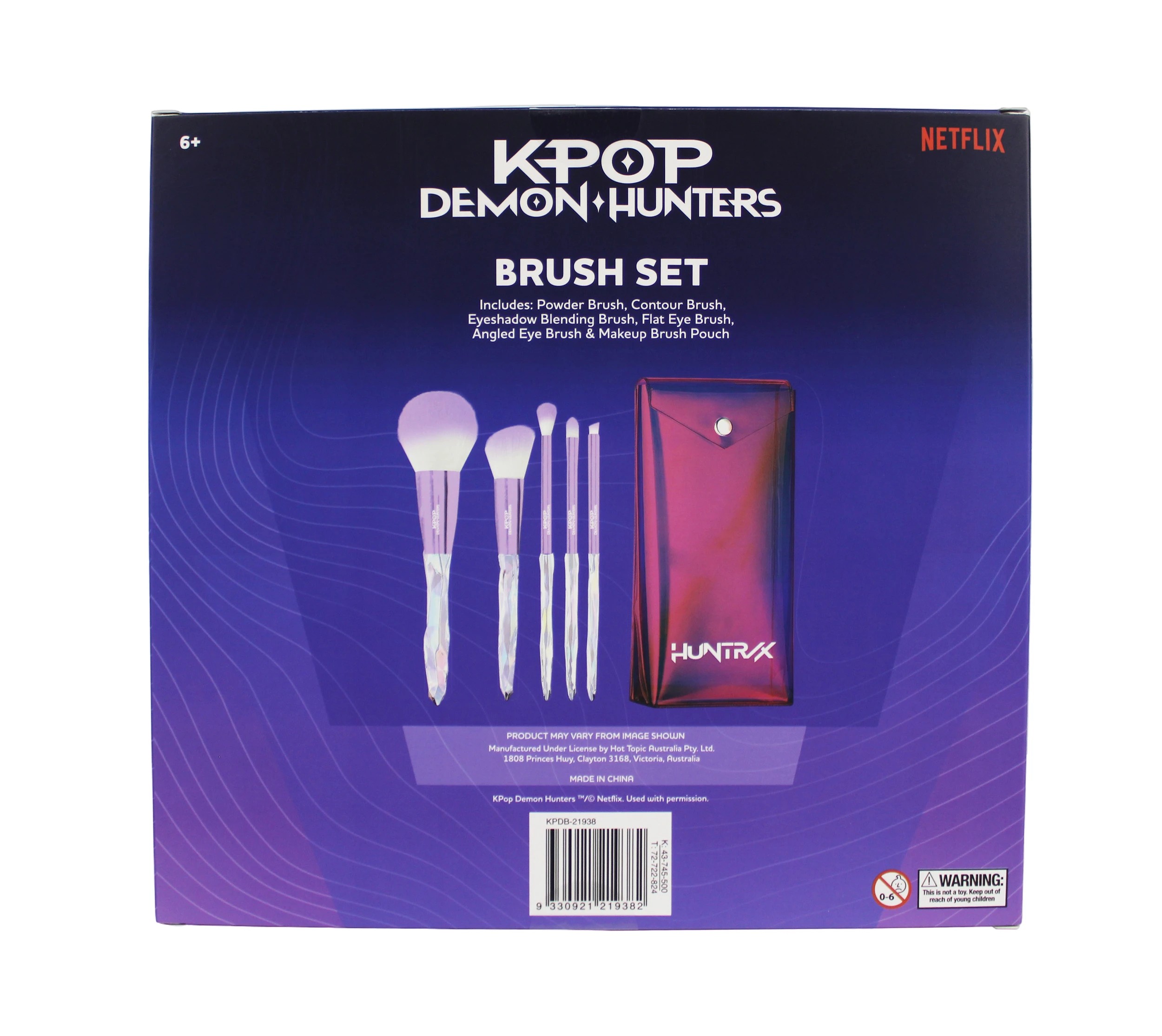 4 KPop Demon Hunters Makeup Brush Set, 4 of 4