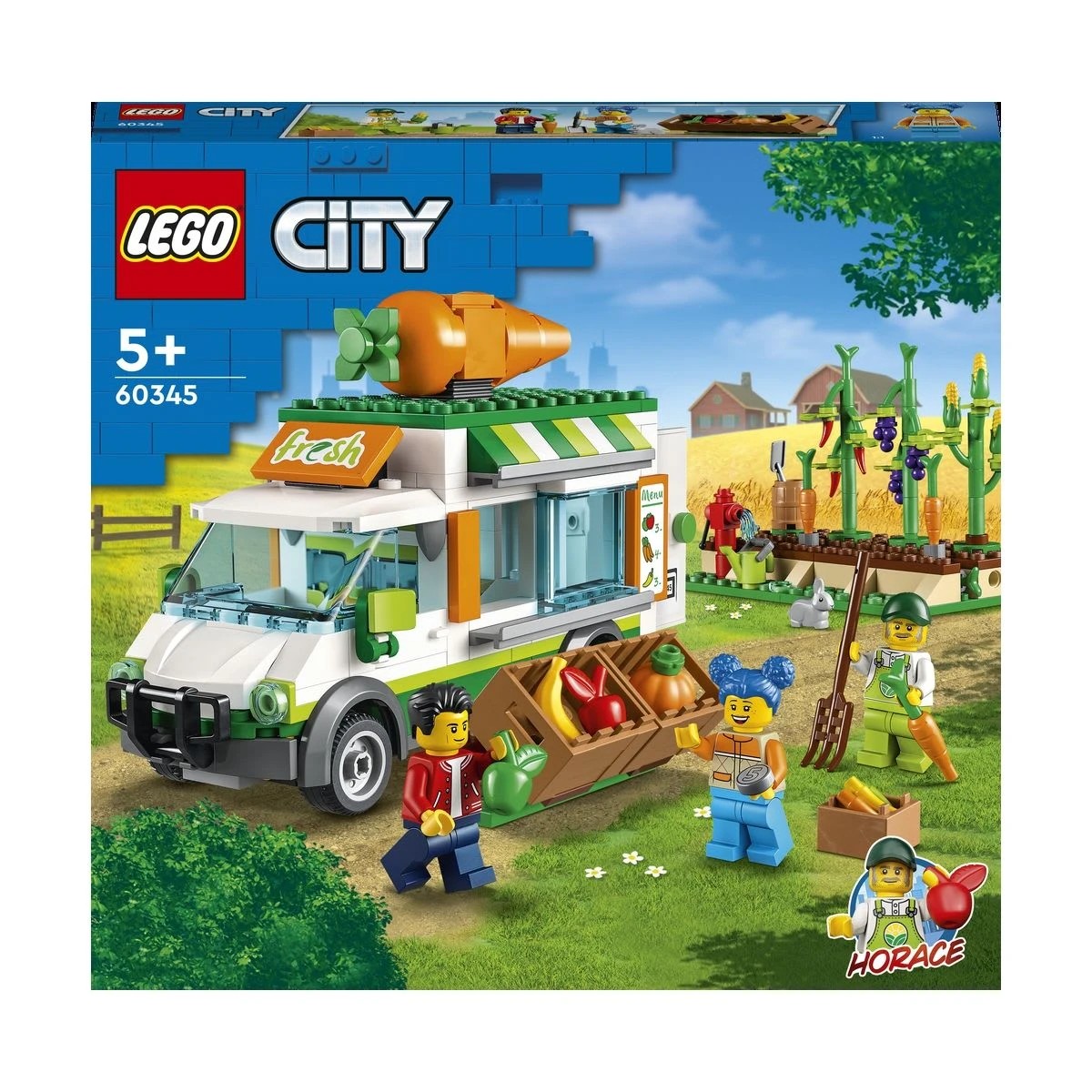 1 LEGO City Farm Farmers Market Van 60345, 1 of 8