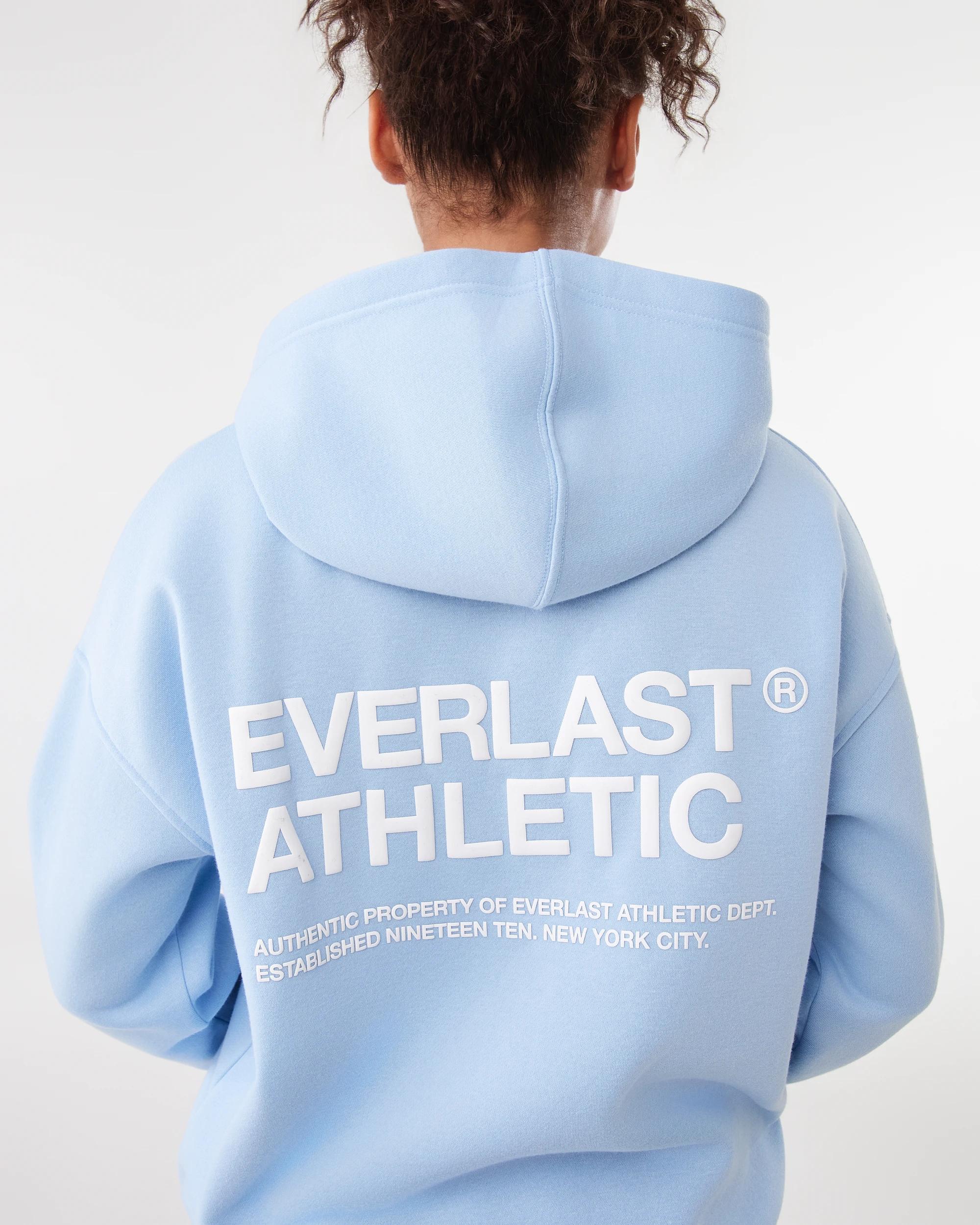 9 Everlast Womens Street Hoodie Blue Chalk, 9 of 9