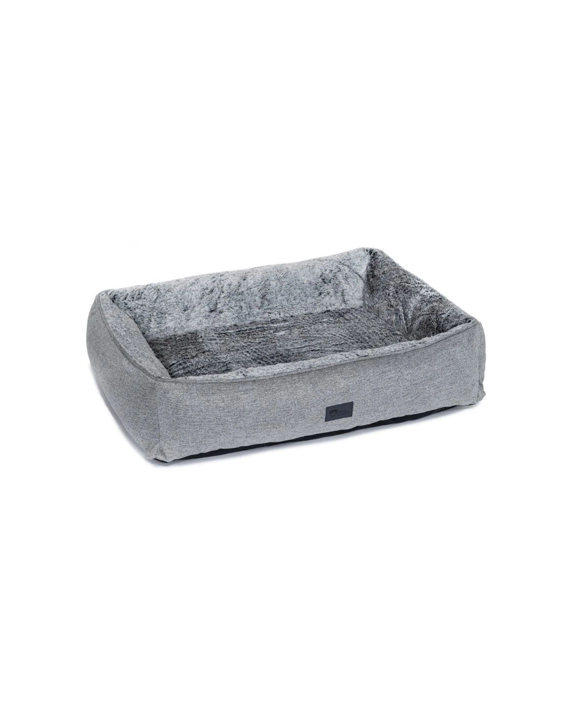 2 SUPERIOR PET GOODS Ortho Dog Lounger Orthopedic Foam Bed Machine Washable. - Grey, 2 of 5