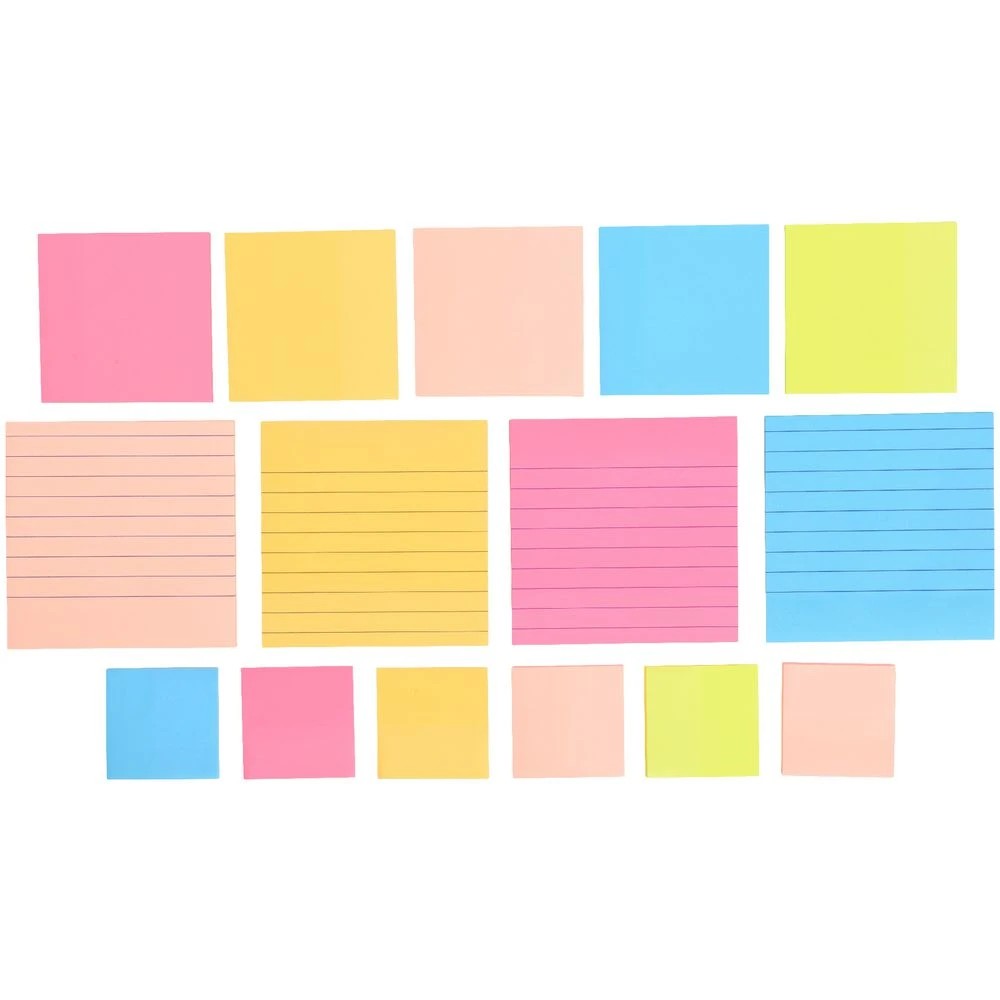 3 J.Burrows Stick-It Notes Assorted Sizes Carnivale 15 Pack, 3 of 4