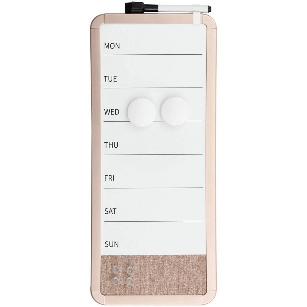 2 Otto Weekly Planner Board Fabric 175x405mm Rose Gold, 2 of 8