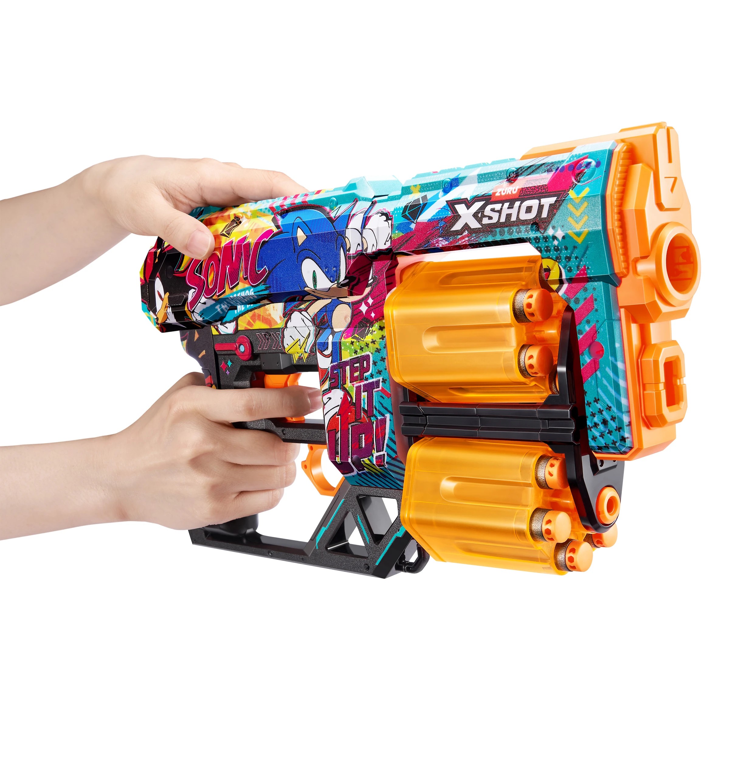 6 Zuru X-Shot Skins Sonic the Hedgehog Blaster, 6 of 8