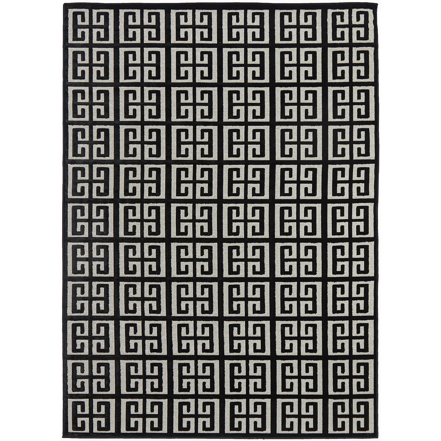 1 Common Ground Rugs Citadel Brenda 290x200cm - Large Floor Rug - Black, 1 of 7