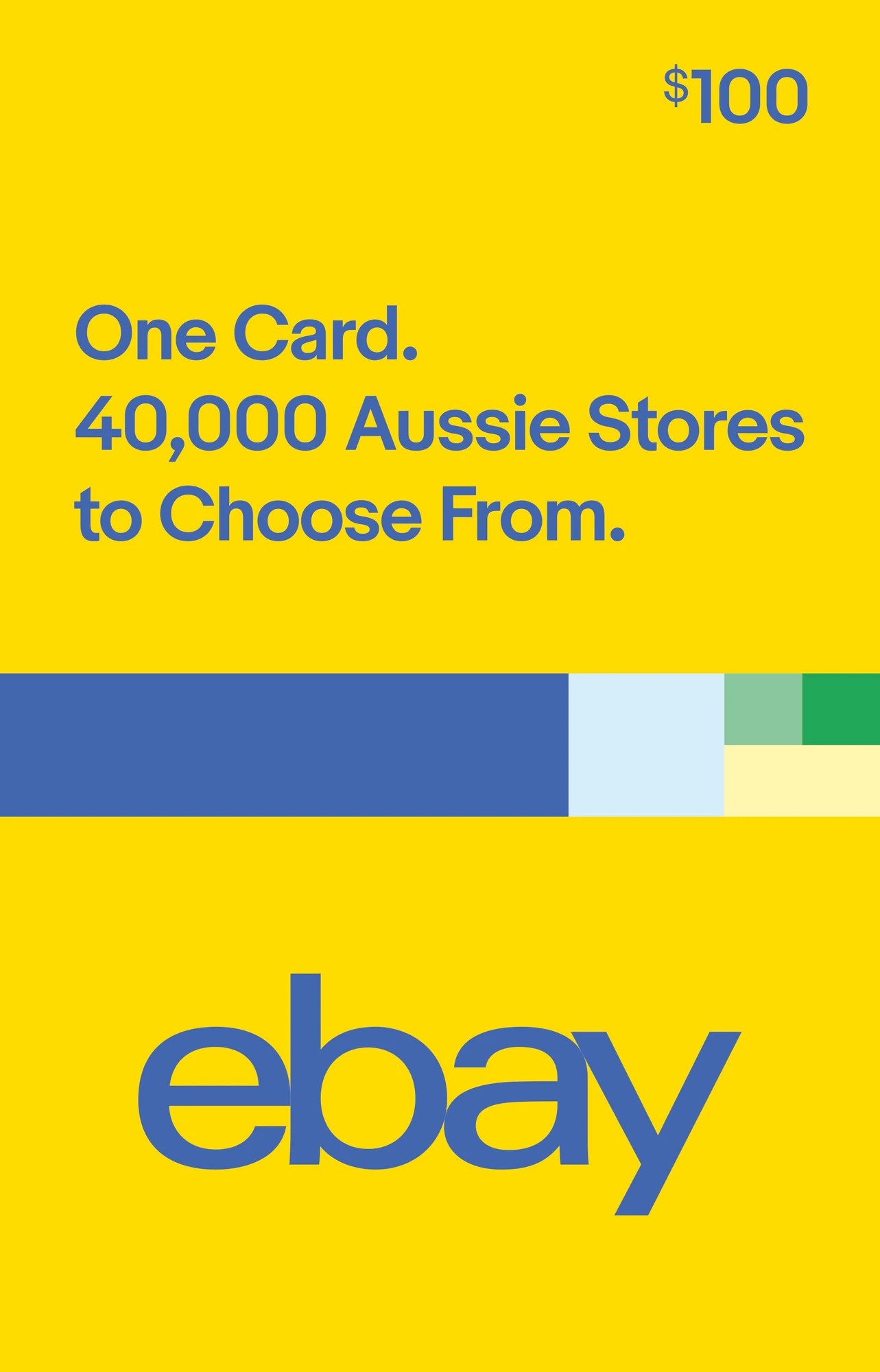 1 eBay $100 Gift Card