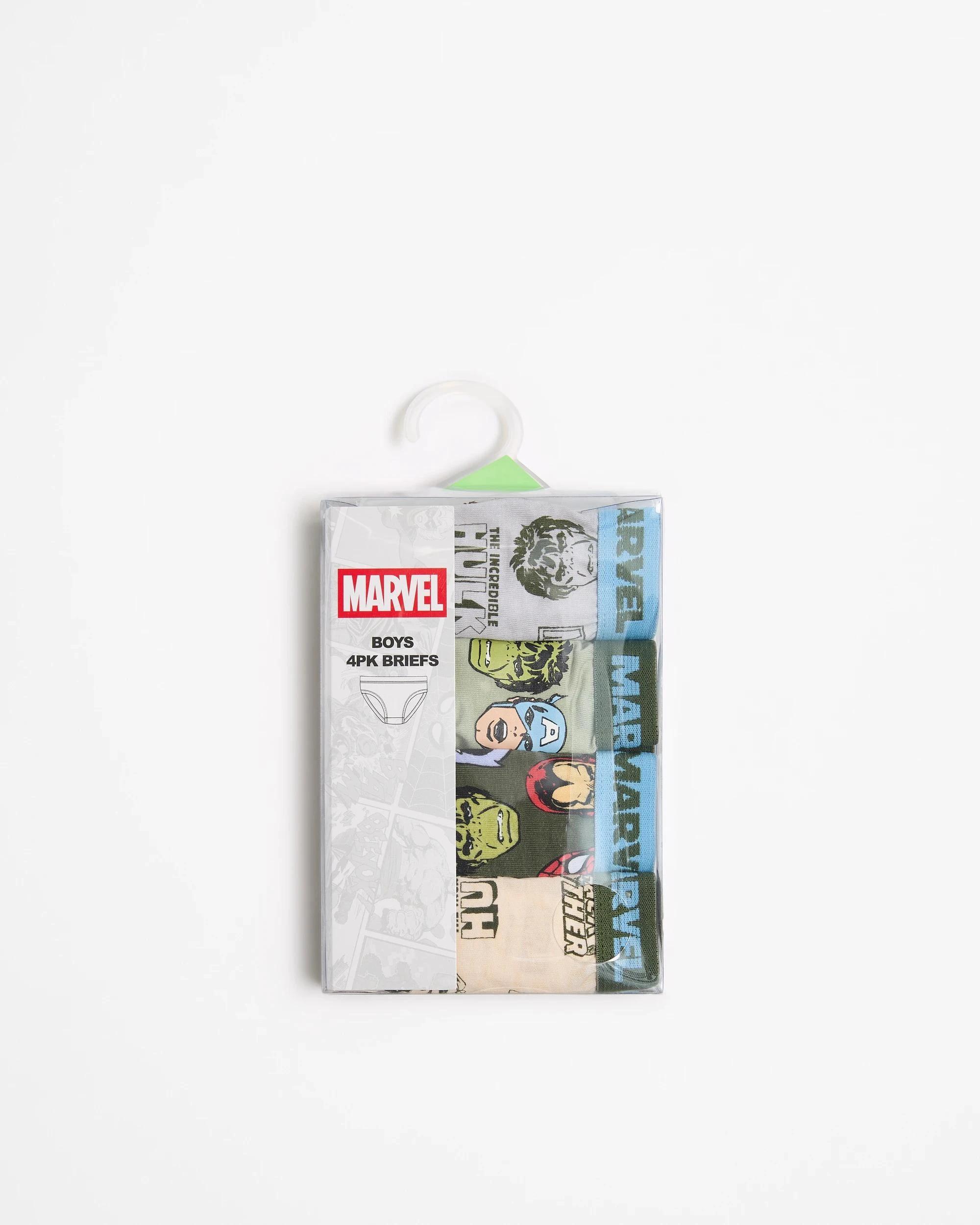 2 Marvel Younger Boys Briefs 4 Pack MULTI, 2 of 2