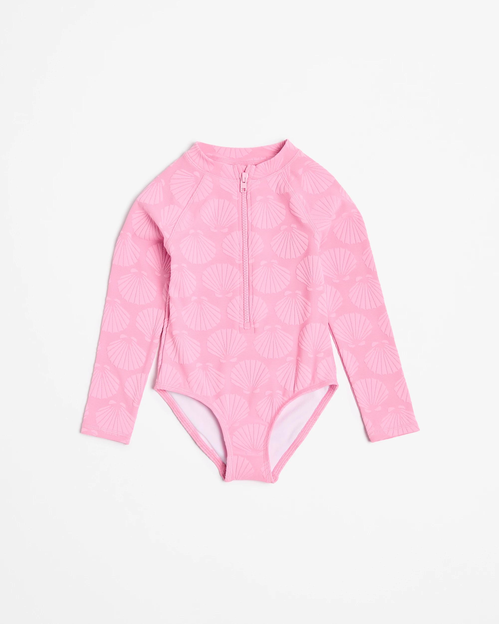 1 Target Long Sleeve Swim Surfsuit PINK, 1 of 3